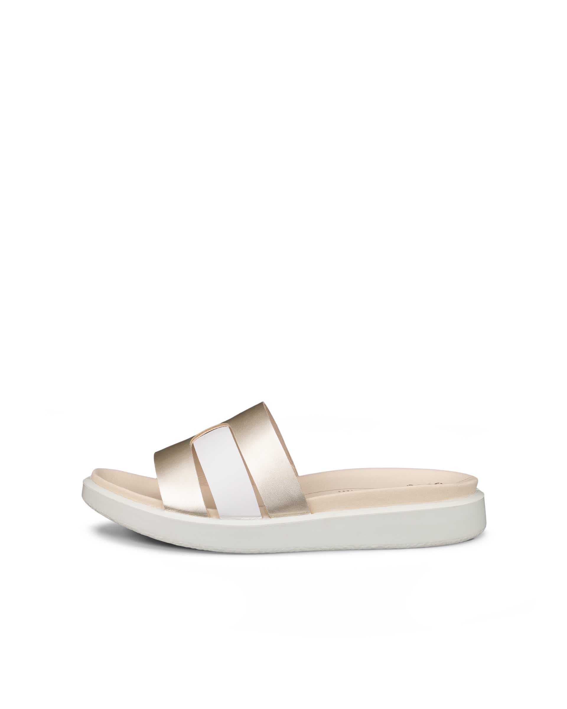 ECCO FLOWT WOMEN'S SLIDE - Metallic - Outside