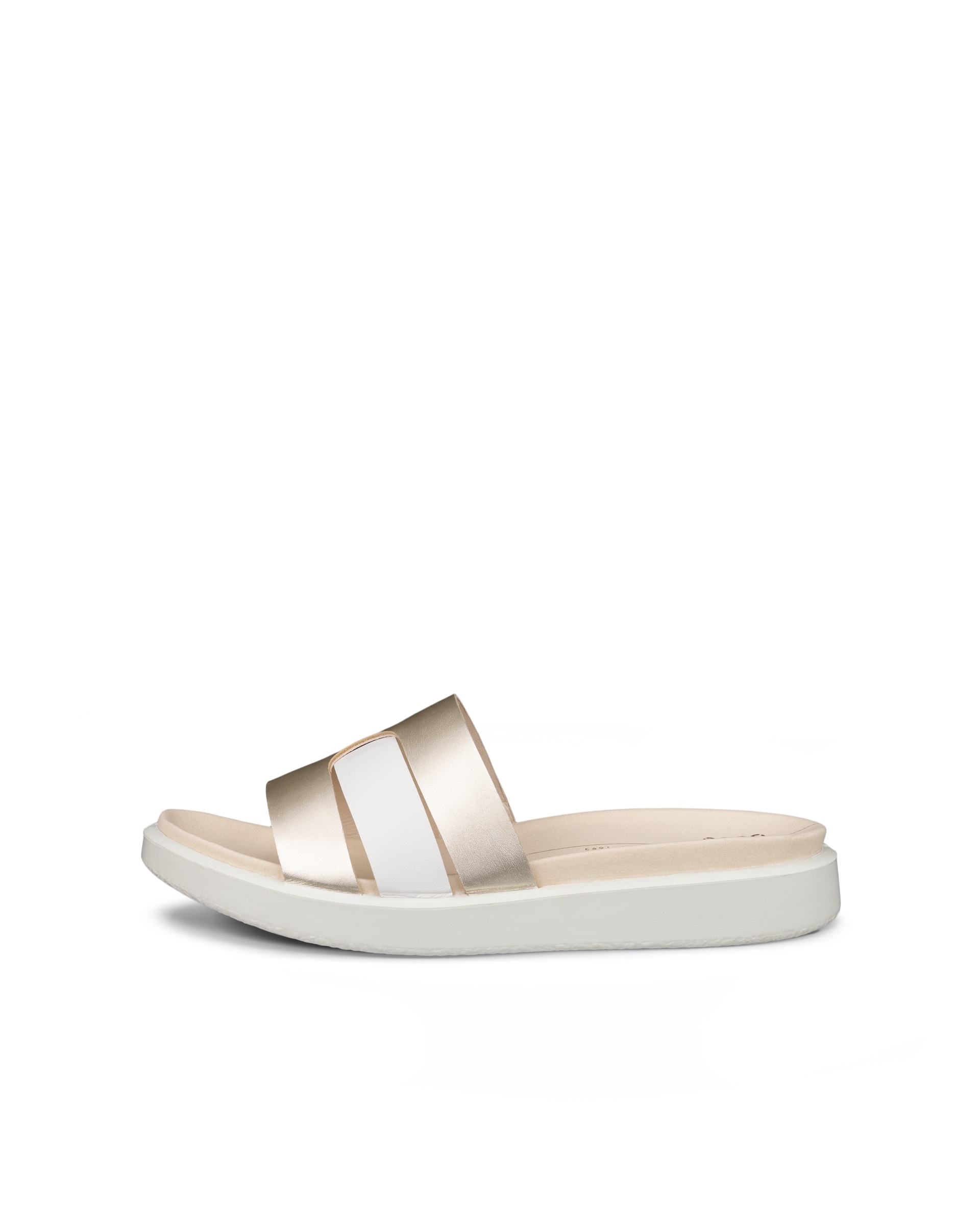 ECCO FLOWT WOMEN'S SLIDE - Metallic - Outside
