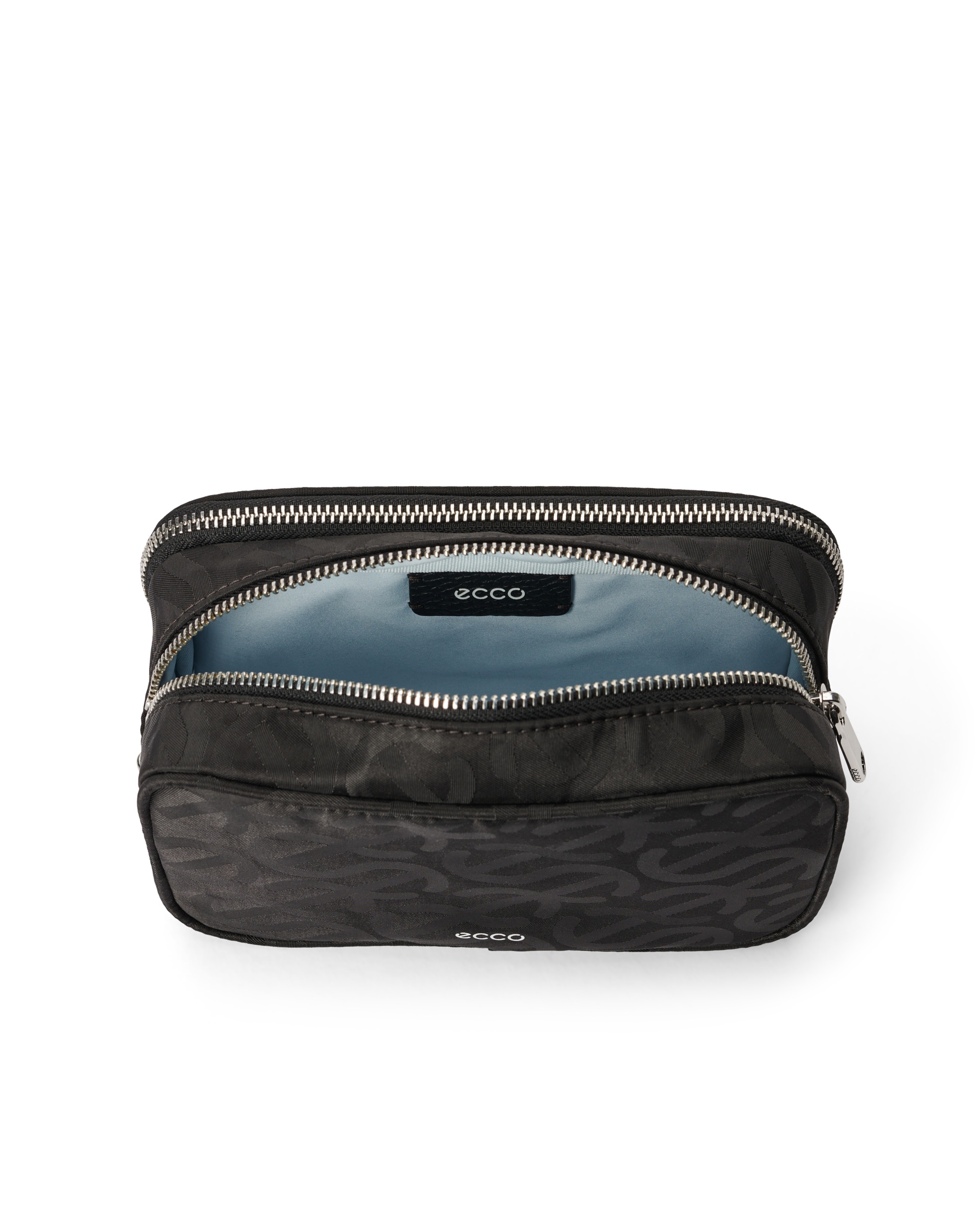 ECCO® Tech Kit bőr kézitáska - Fekete - Inside