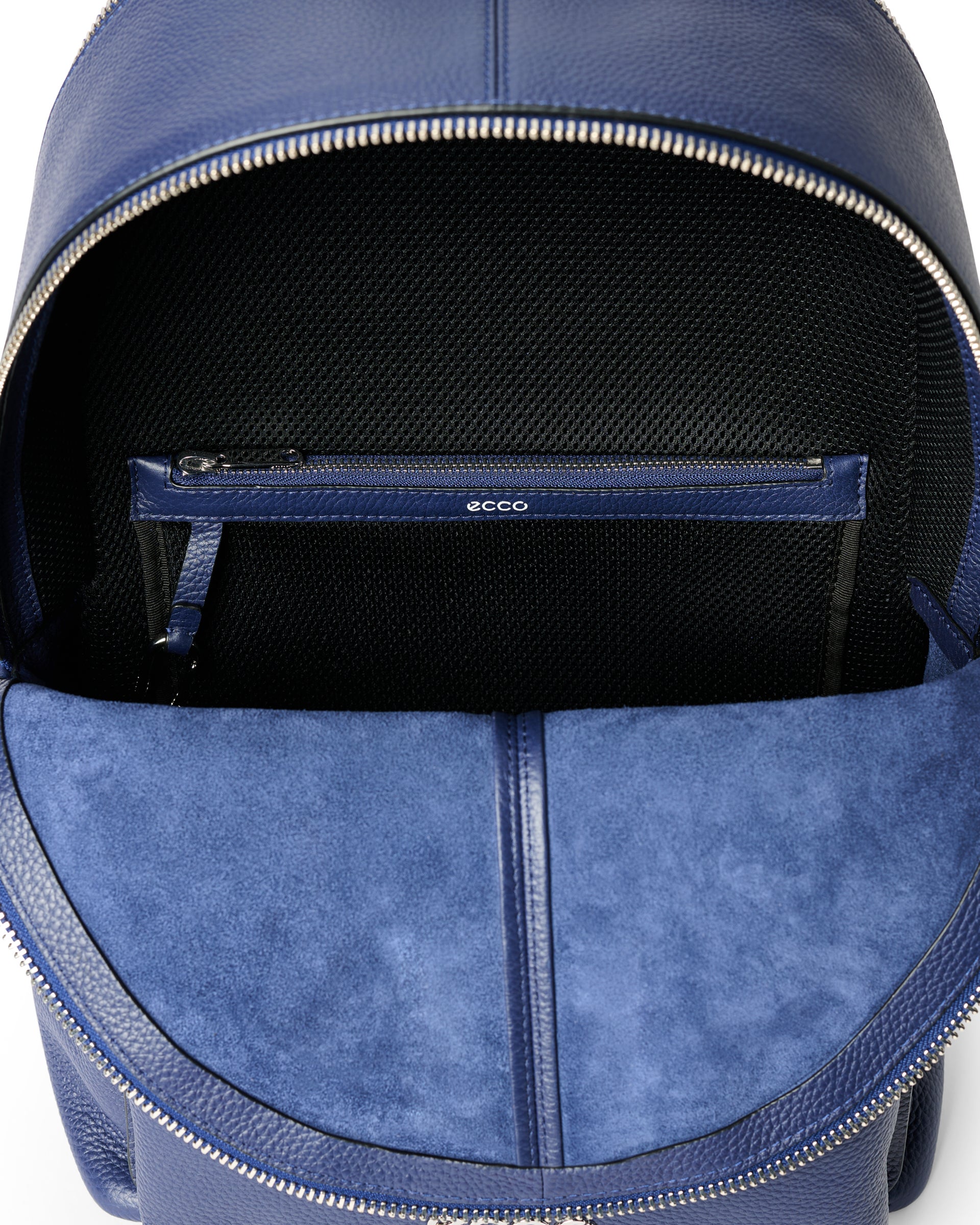 Mochila de piel ECCO® Round Pack - Azul - Inside