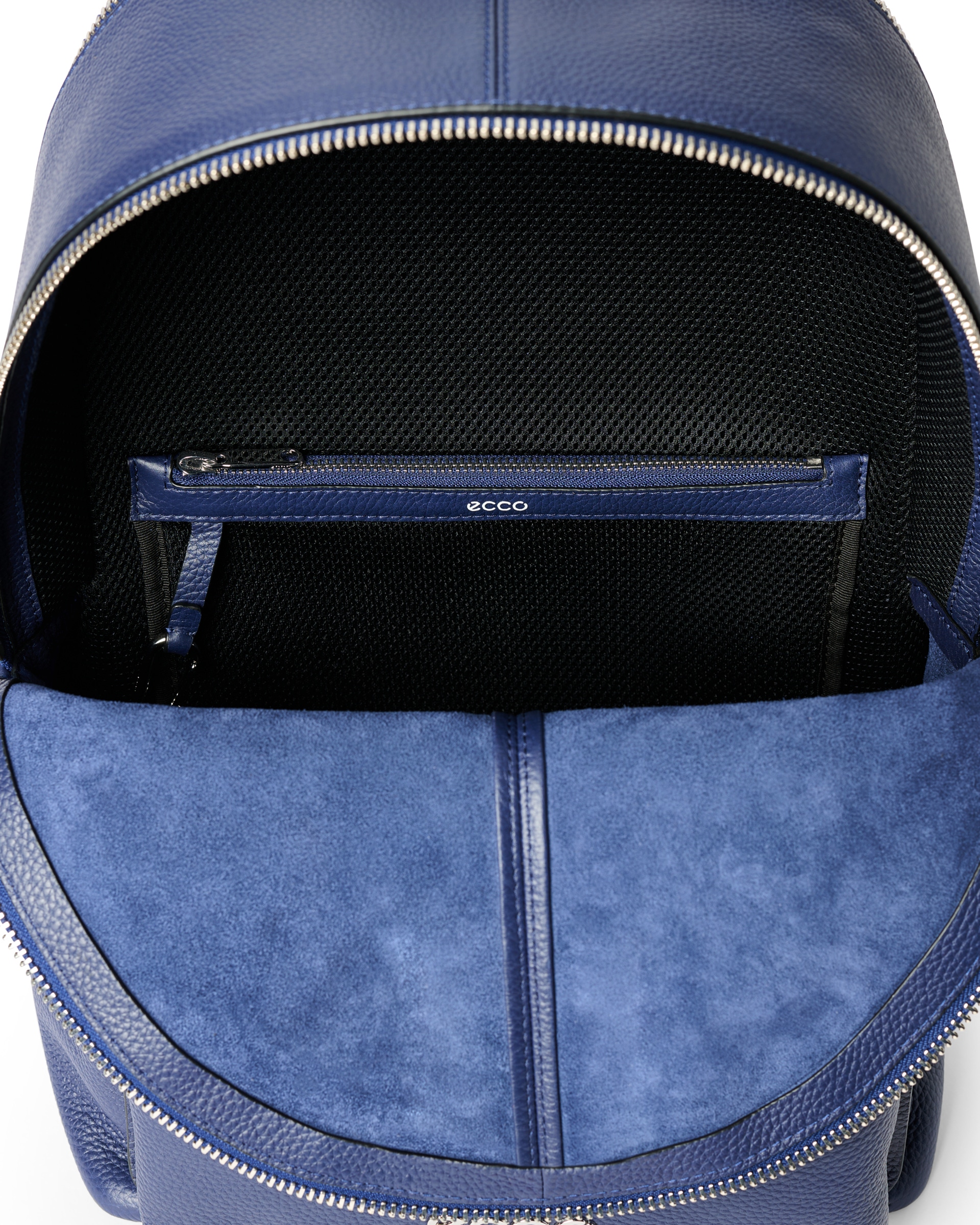 ECCO® Round Pack Leren rugzak - Blauw - Inside