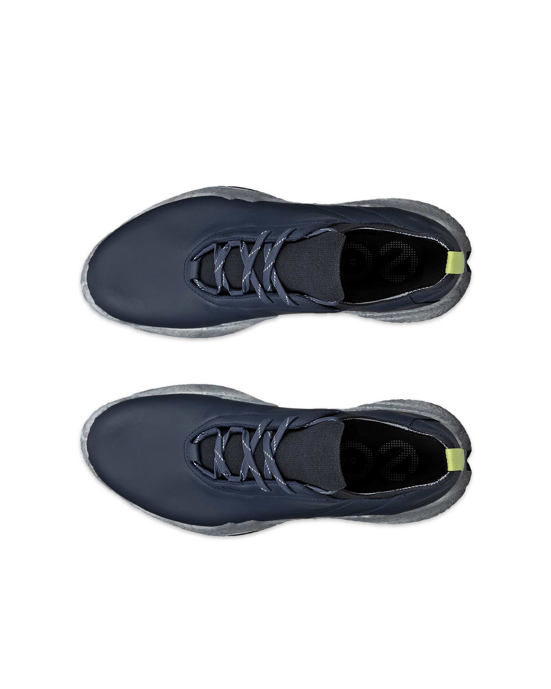 ECCO Golf BIOM H5 Hybrid Men メンズ レザーウォータープルーフゴルフシューズ - ブルー - Top left pair