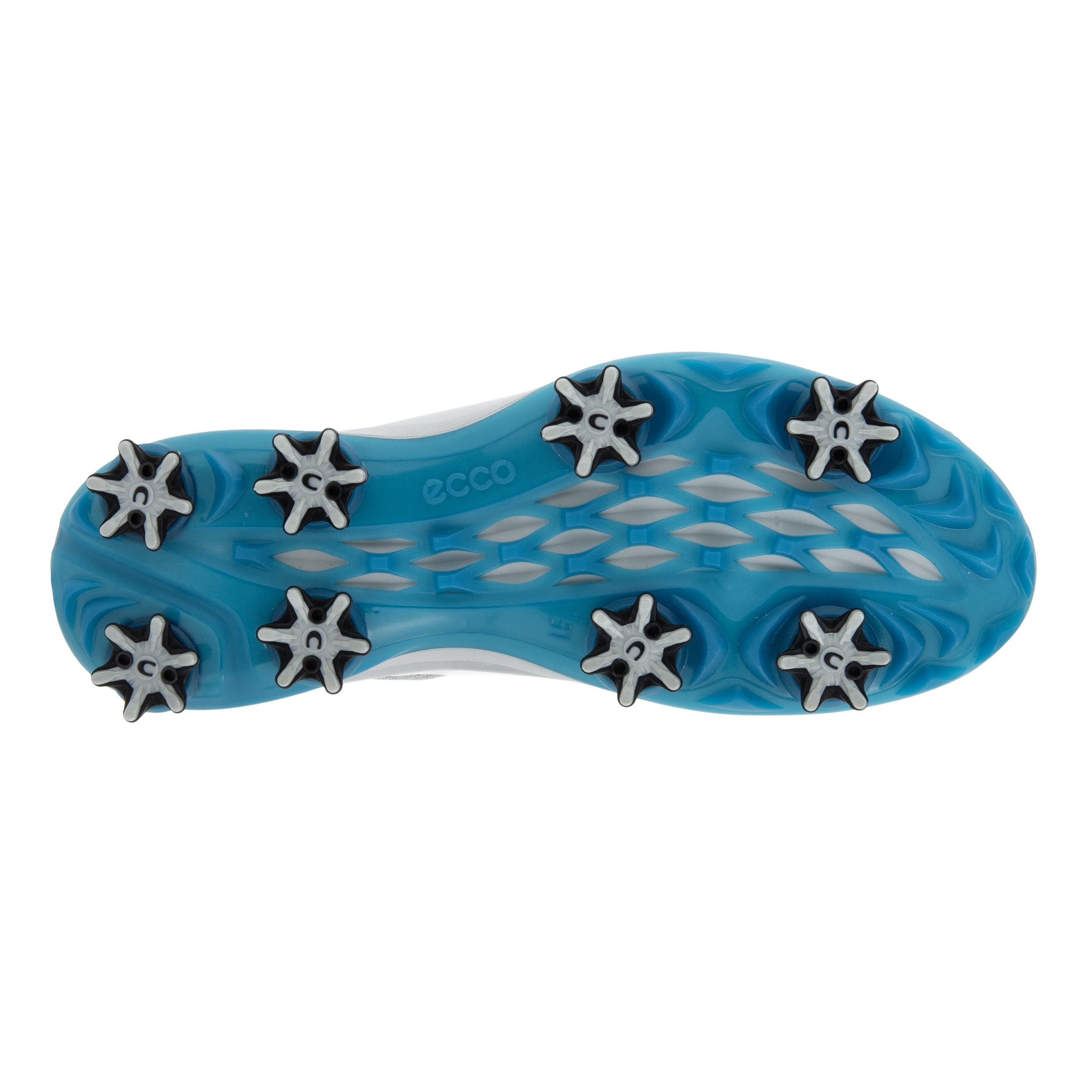 Ladies ECCO® Golf BIOM G3 Leather Gore-Tex Spikes Shoe - White - Sole