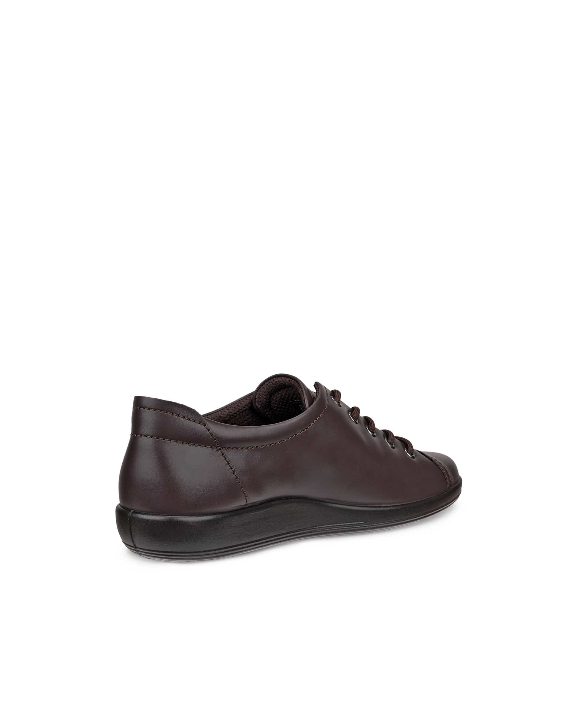 ECCO® SOFT 2.0 dames leren wandelschoen - Bruin - Back