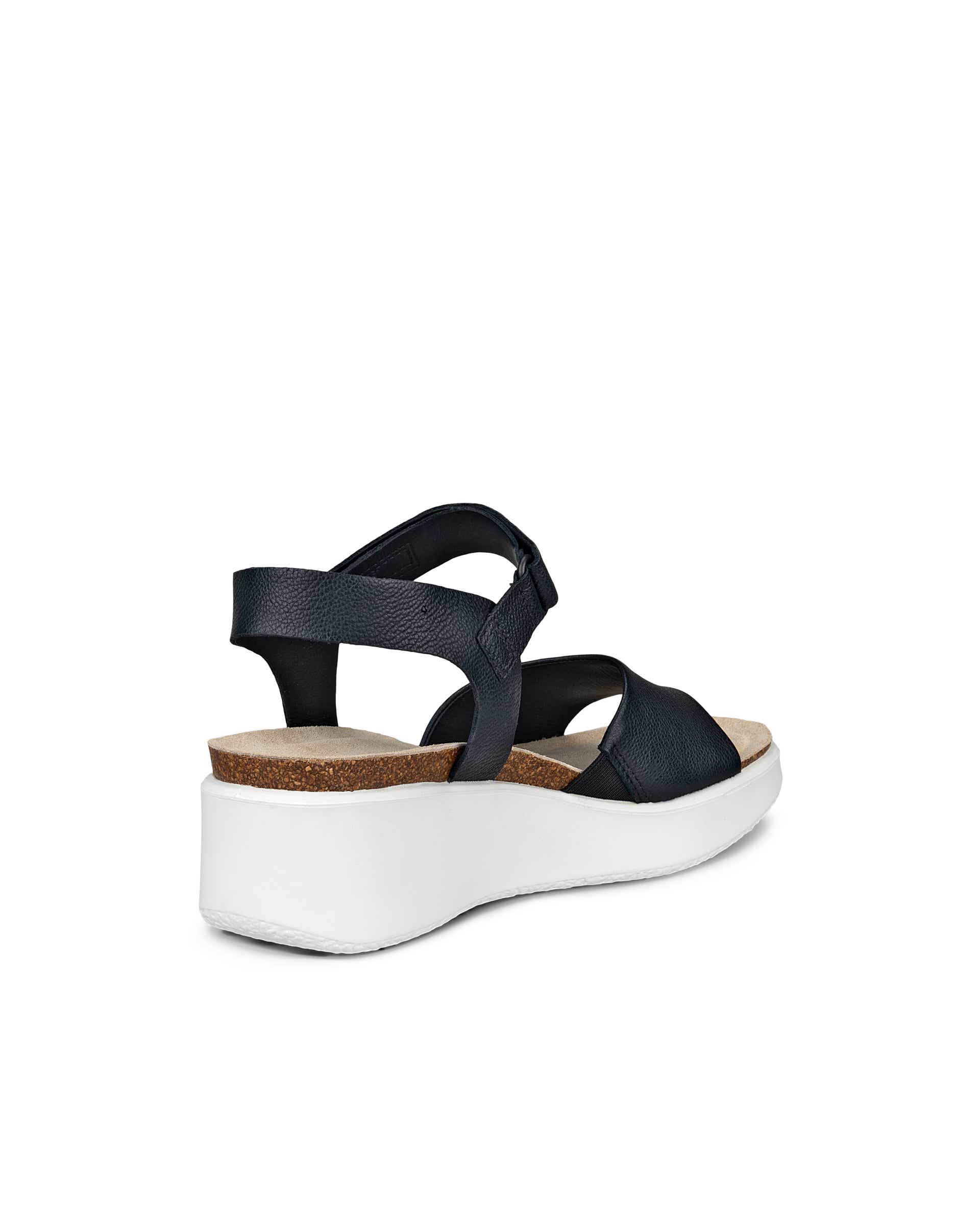ECCO FLOWT WEDGE CORK - Crna - Back