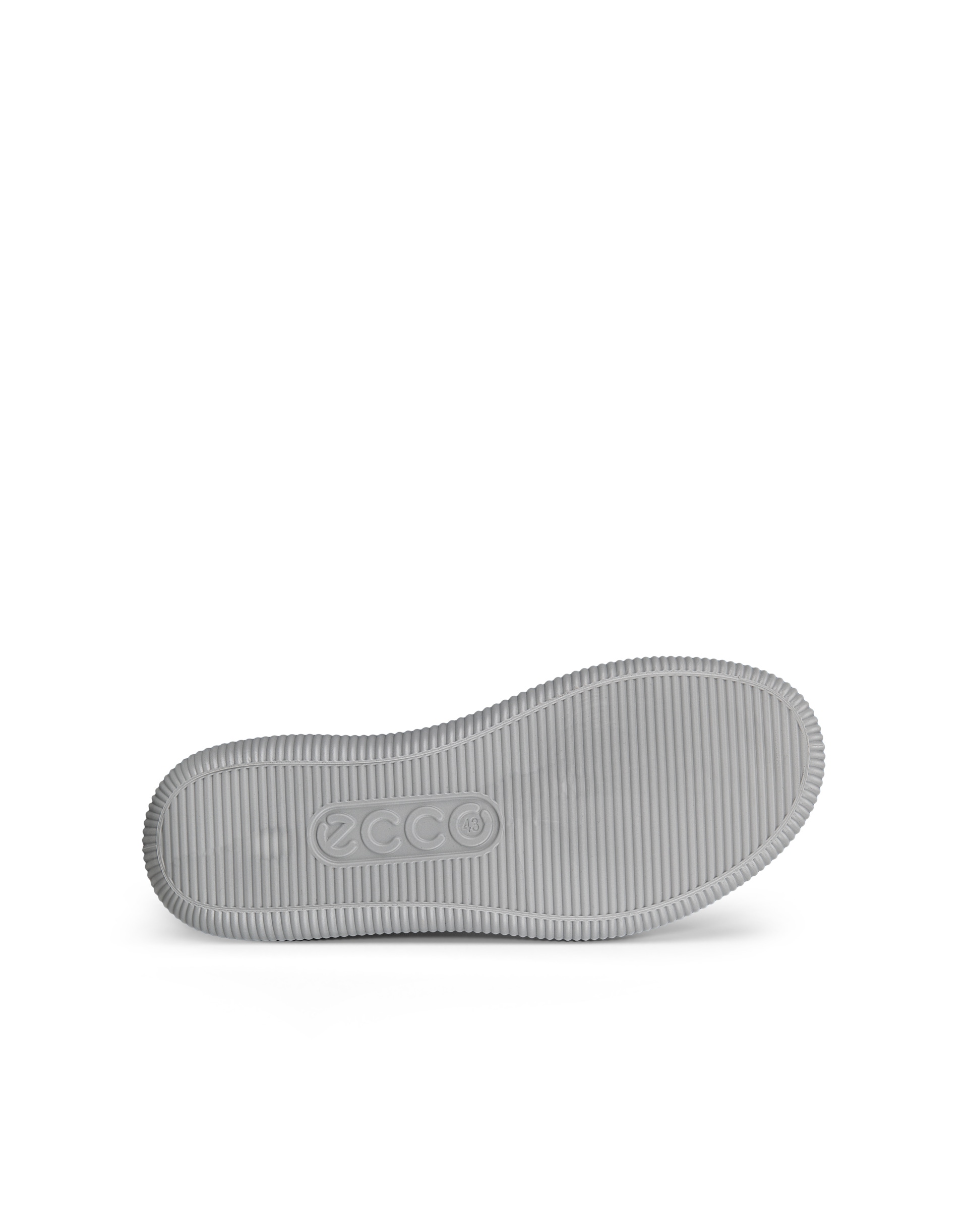 ECCO® Soft Zero Heren leren sneaker - Grijs - Sole