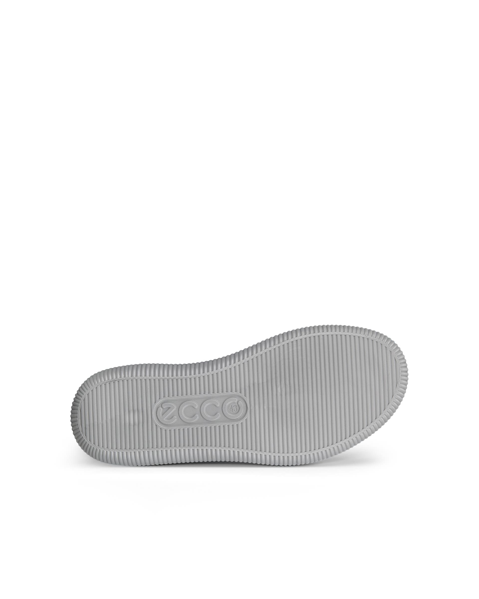 Men's ECCO® Soft Zero Leather Sneaker - Grey - Sole