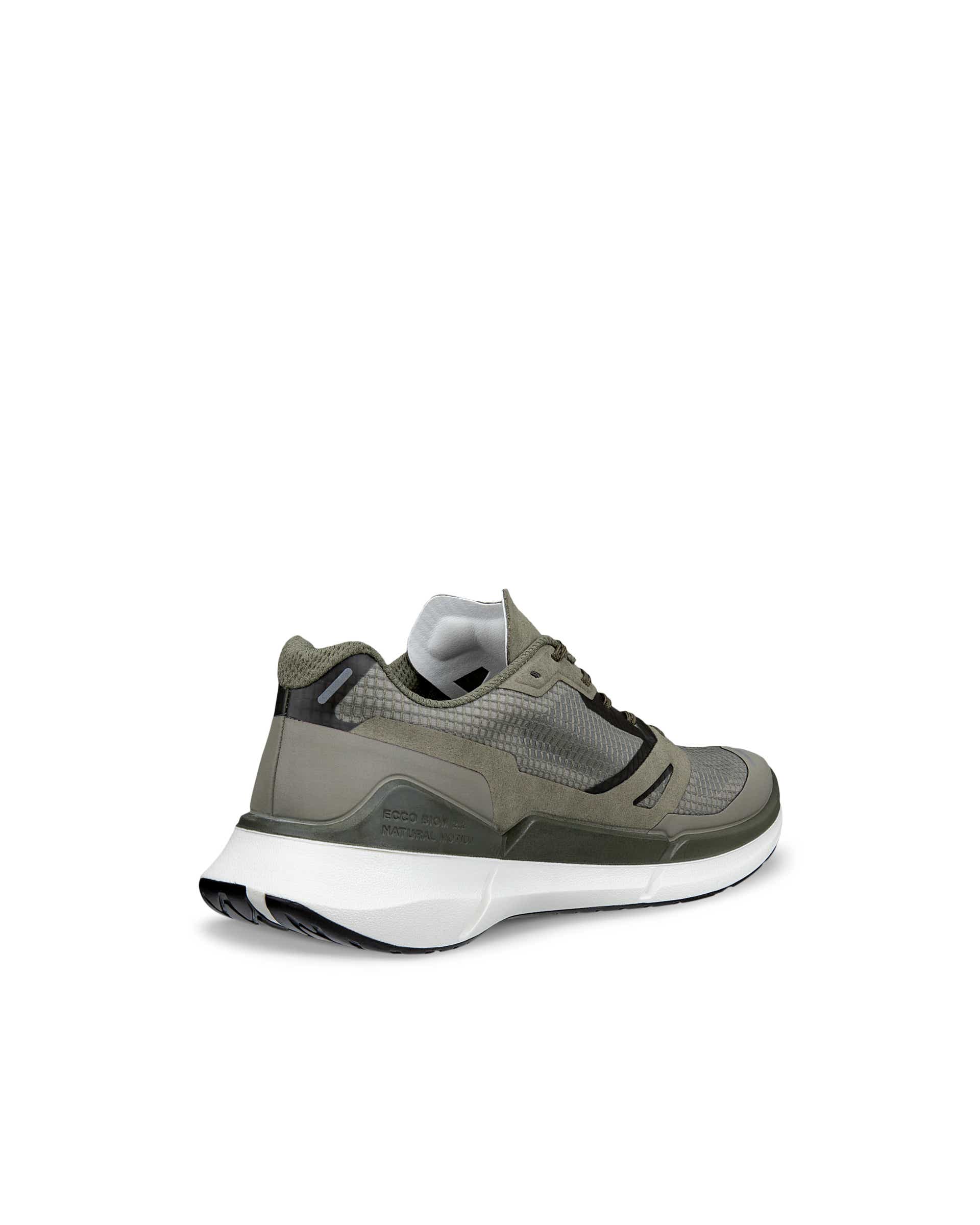 Men's ECCO® BIOM 2.2 Textile Trainer - Green - Back