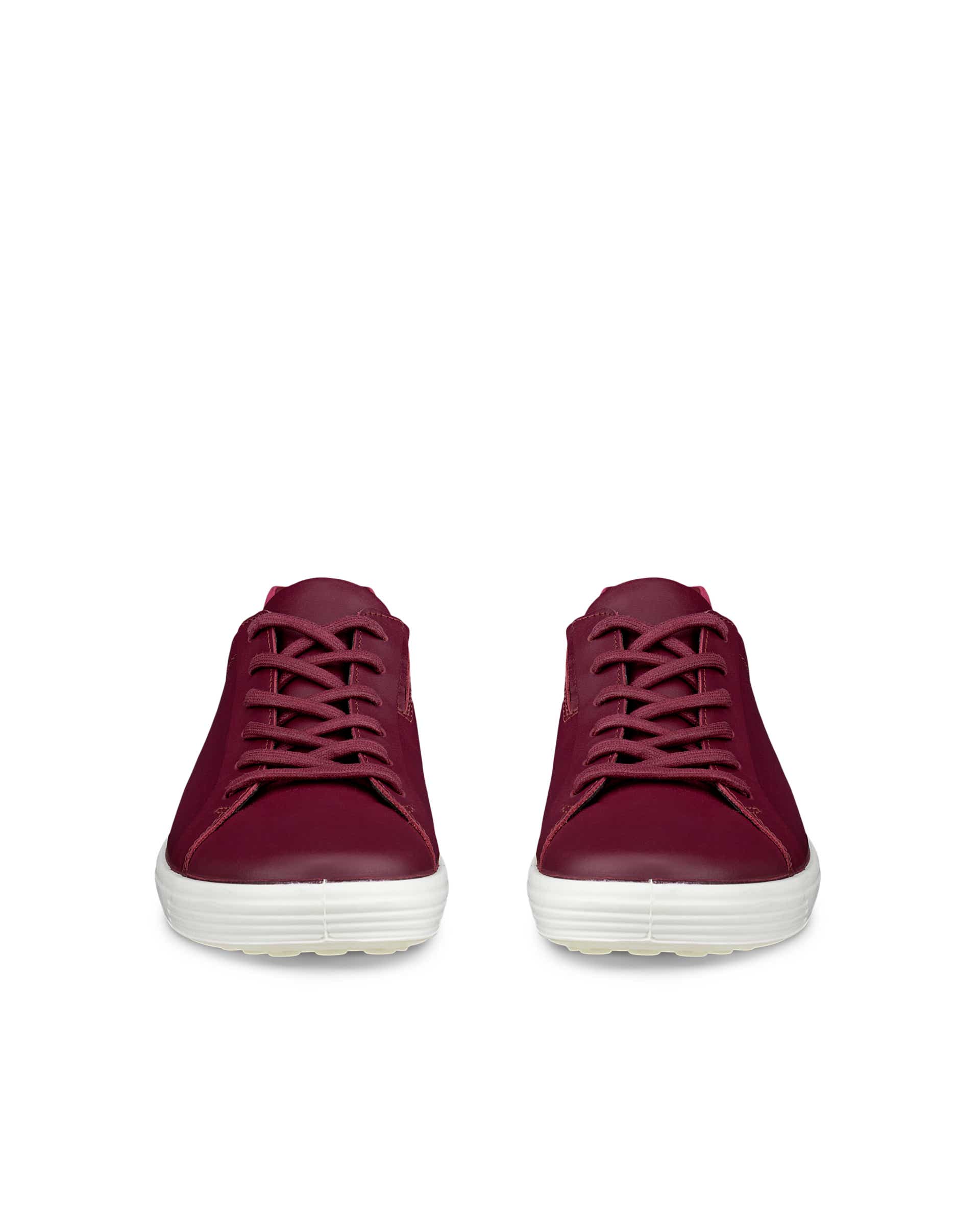 ECCO® SOFT 7 Damen Ledersneaker - Rot - Front pair