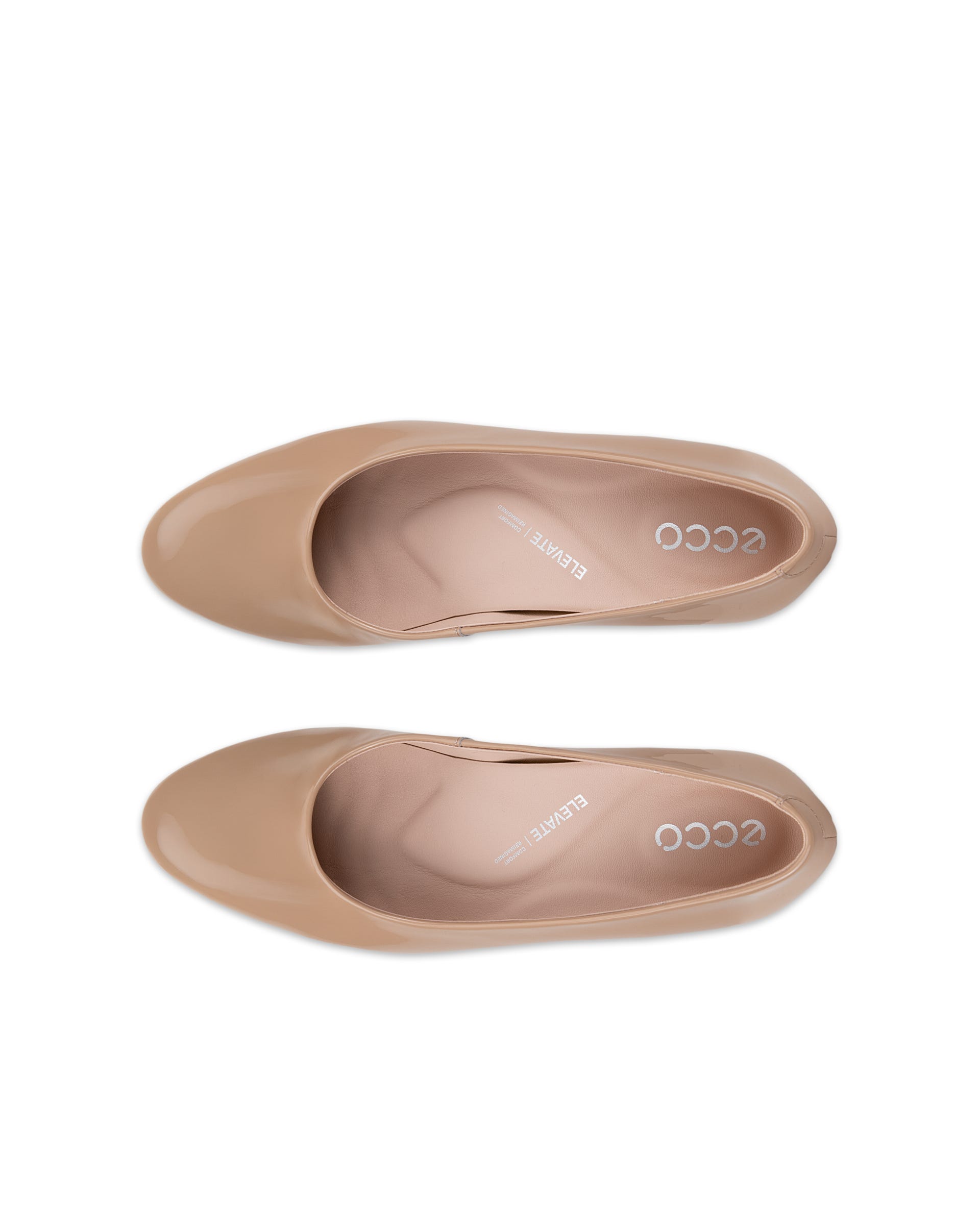 ECCO® ELEVATE 55 escarpins cuir pour femme - Beige - Outside