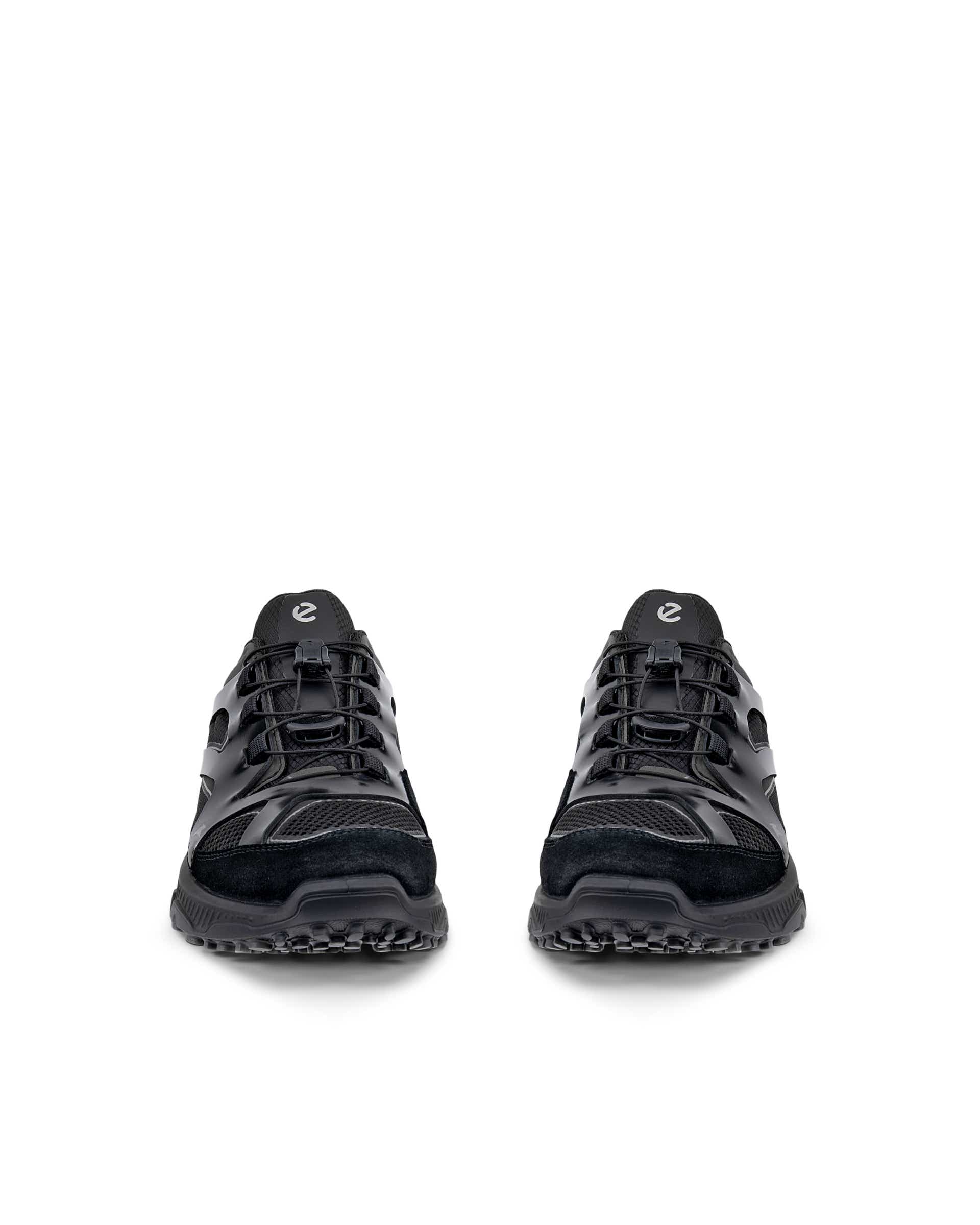 ECCO Receptor XP Women ウィメンズ レザーシューズ - ブラック - Front pair