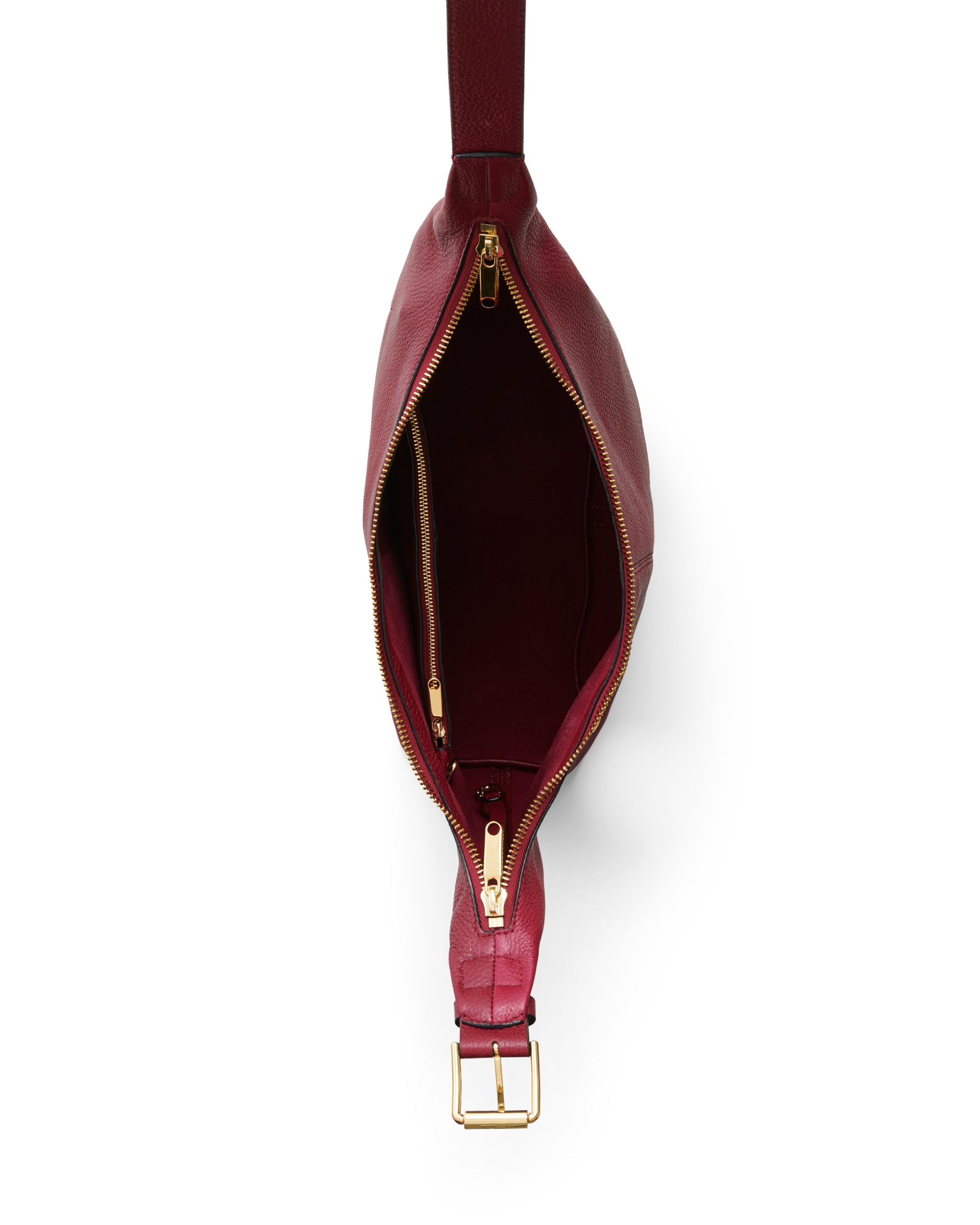 ECCO® Hobo sac hobo en cuir - Rouge - Birdeye