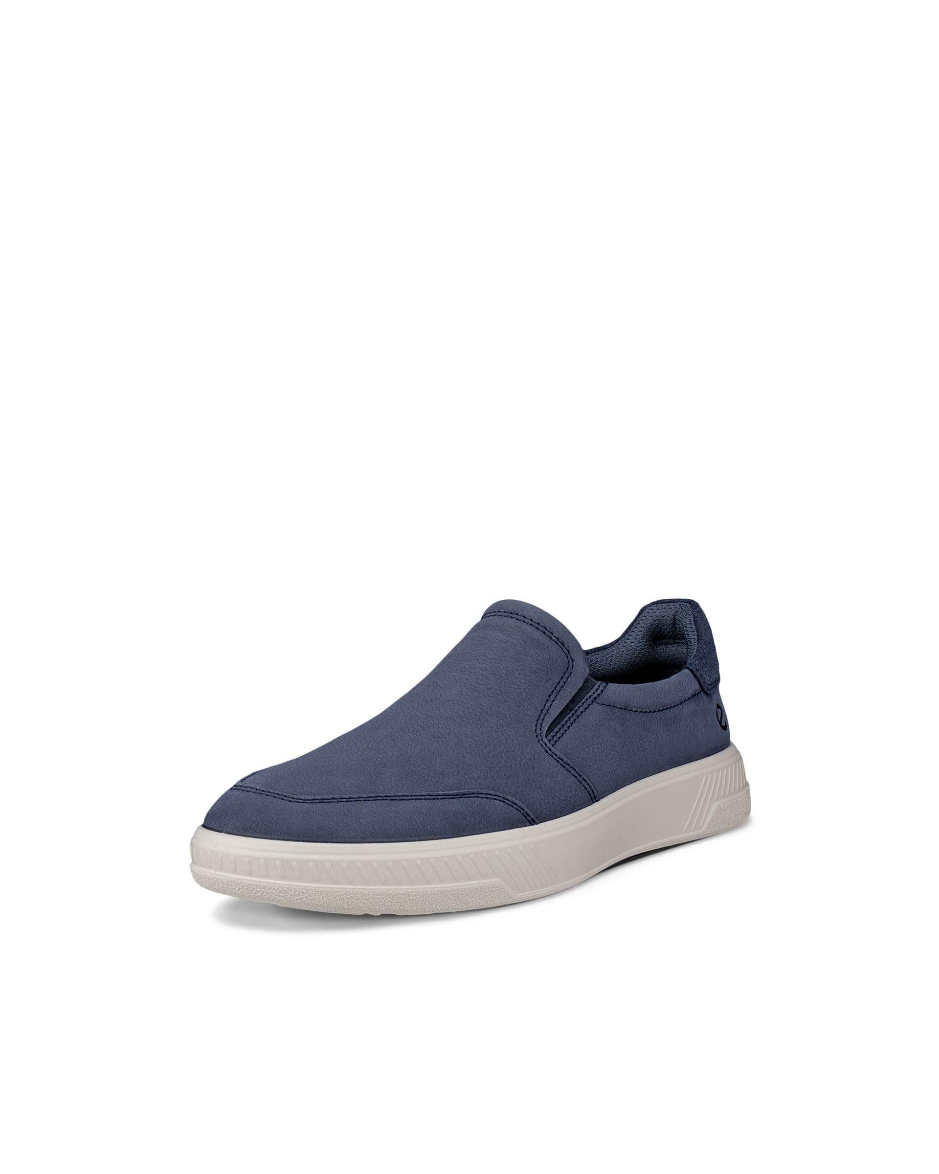 ECCO® MOVE chaussures sans lacet en nubuck pour homme - Bleu - Main