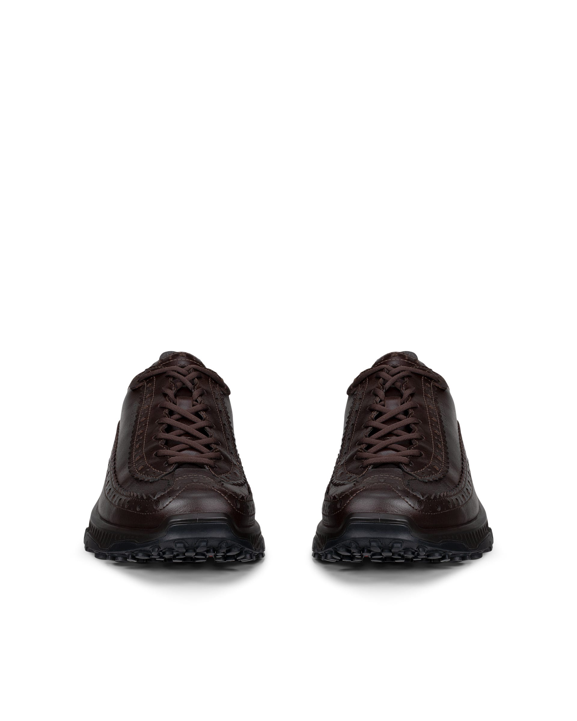 ECCO RECEPTOR XP WOMEN ウィメンズ レザーシューズ - ブラウン - Outside