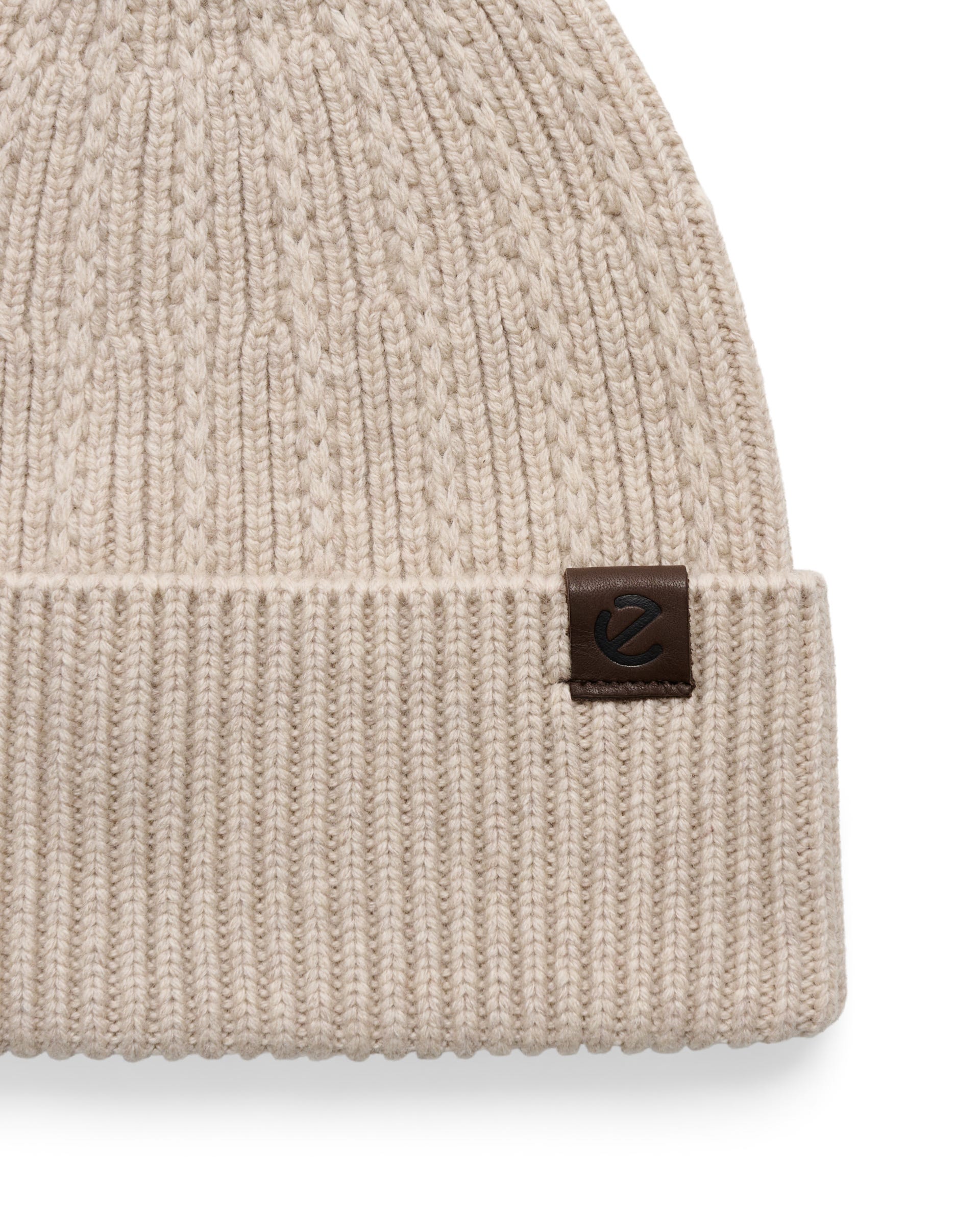 ECCO® WOMEN CABLE KNIT BEANIE Damen Mütze - Beige - Main