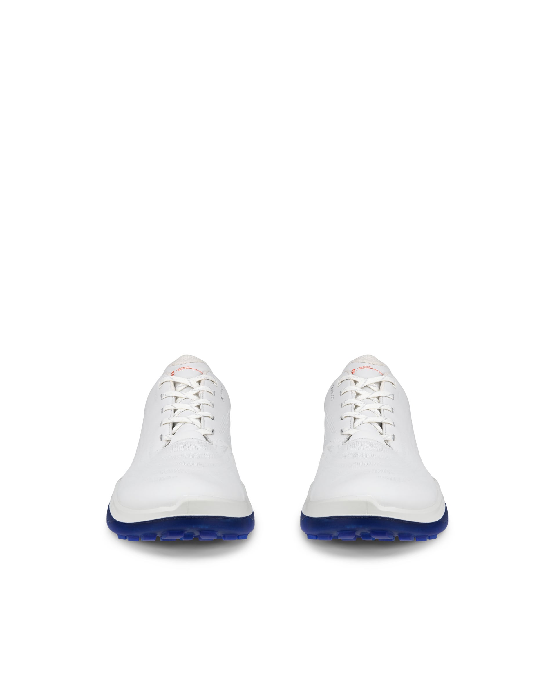 Sapatos golfe impermeáveis couro homem ECCO® Golf LT1 - Branco - Front pair
