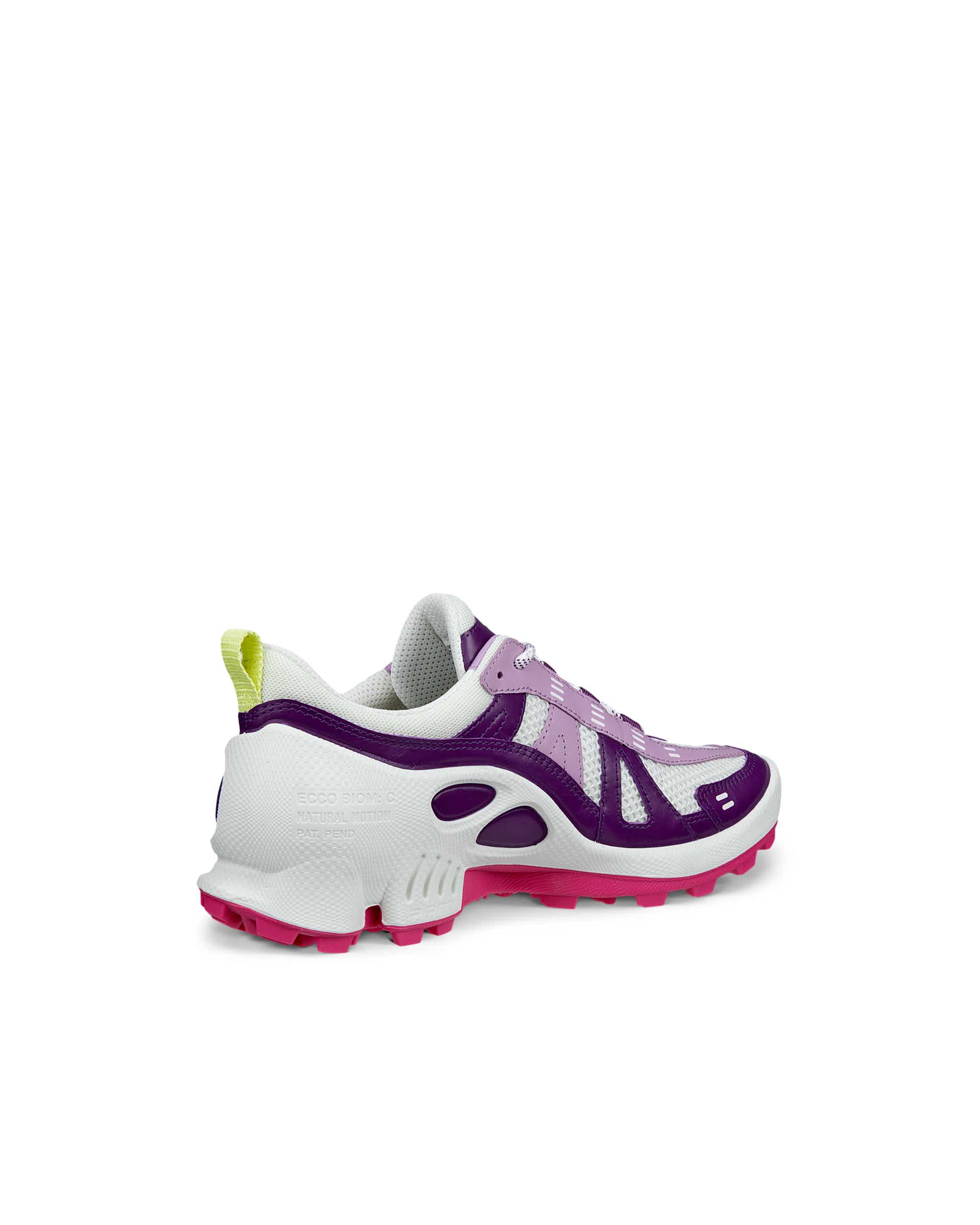 ECCO® BIOM C-Trail baskets de plein air en cuir pour femme - Violet - Back