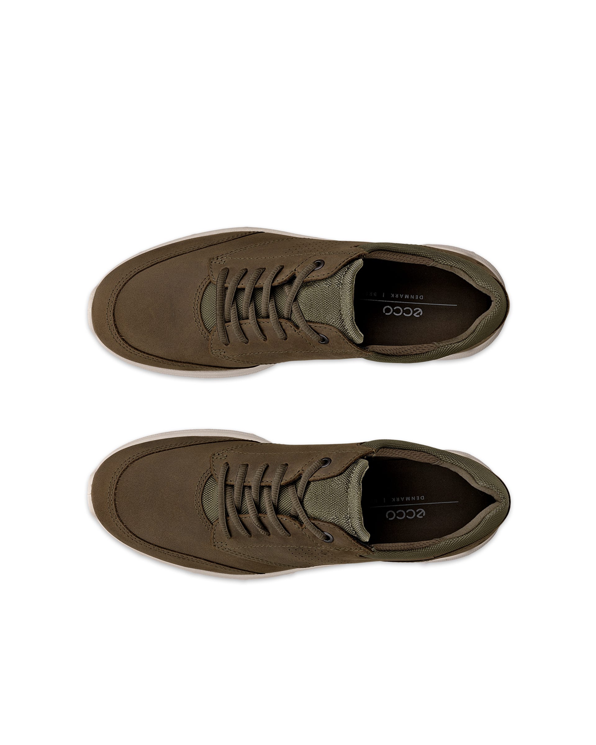 Men's ECCO® Irving Nubuck Shoe - Green - Top left pair