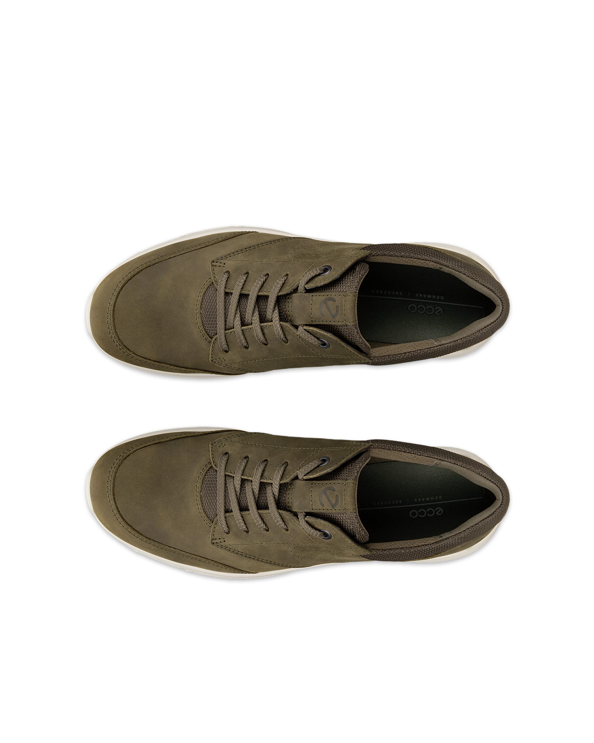 ECCO® IRVING herre snøresko nubuk - Grønn - Top left pair