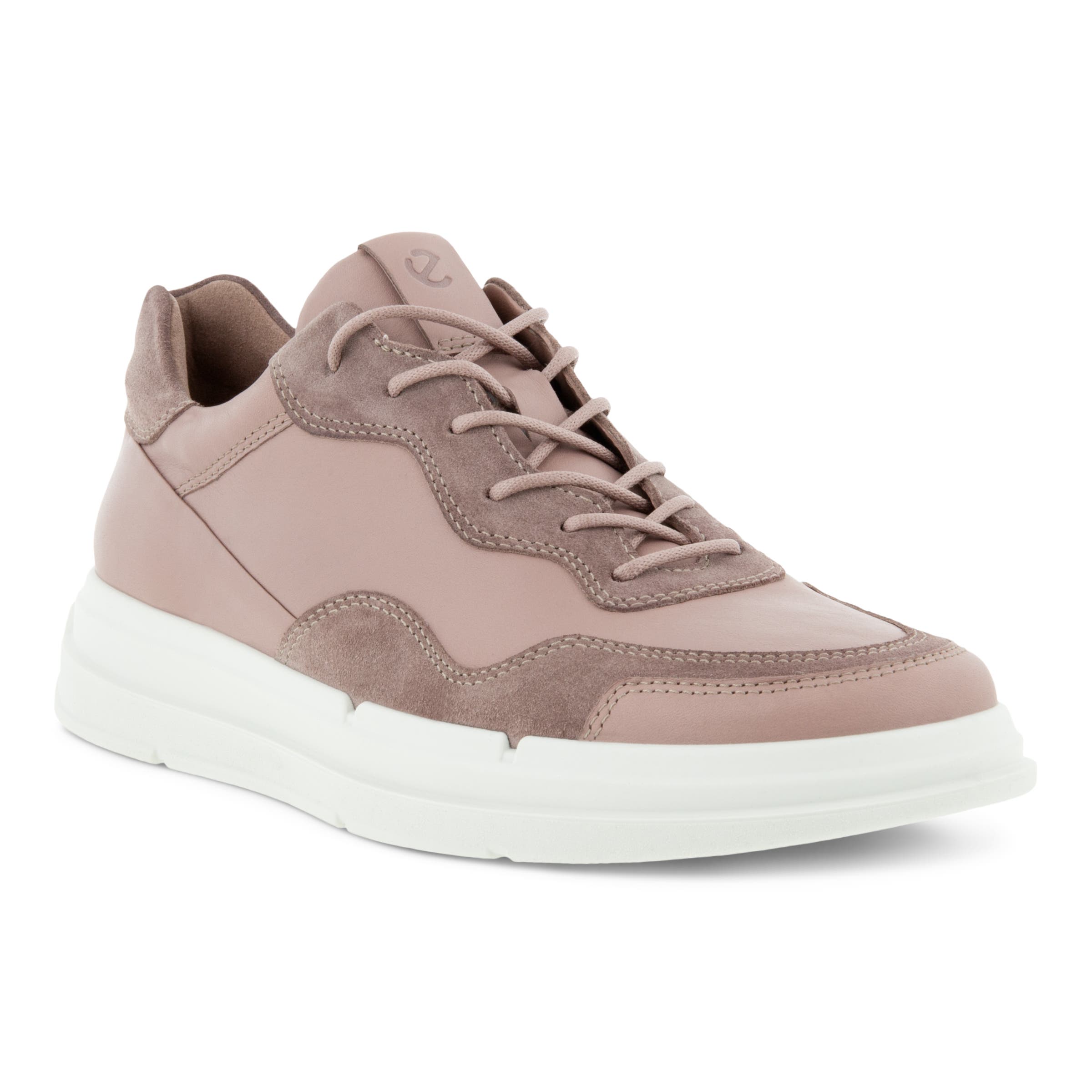 Women's ECCO® Soft X Leather Sneaker - Pink - Main