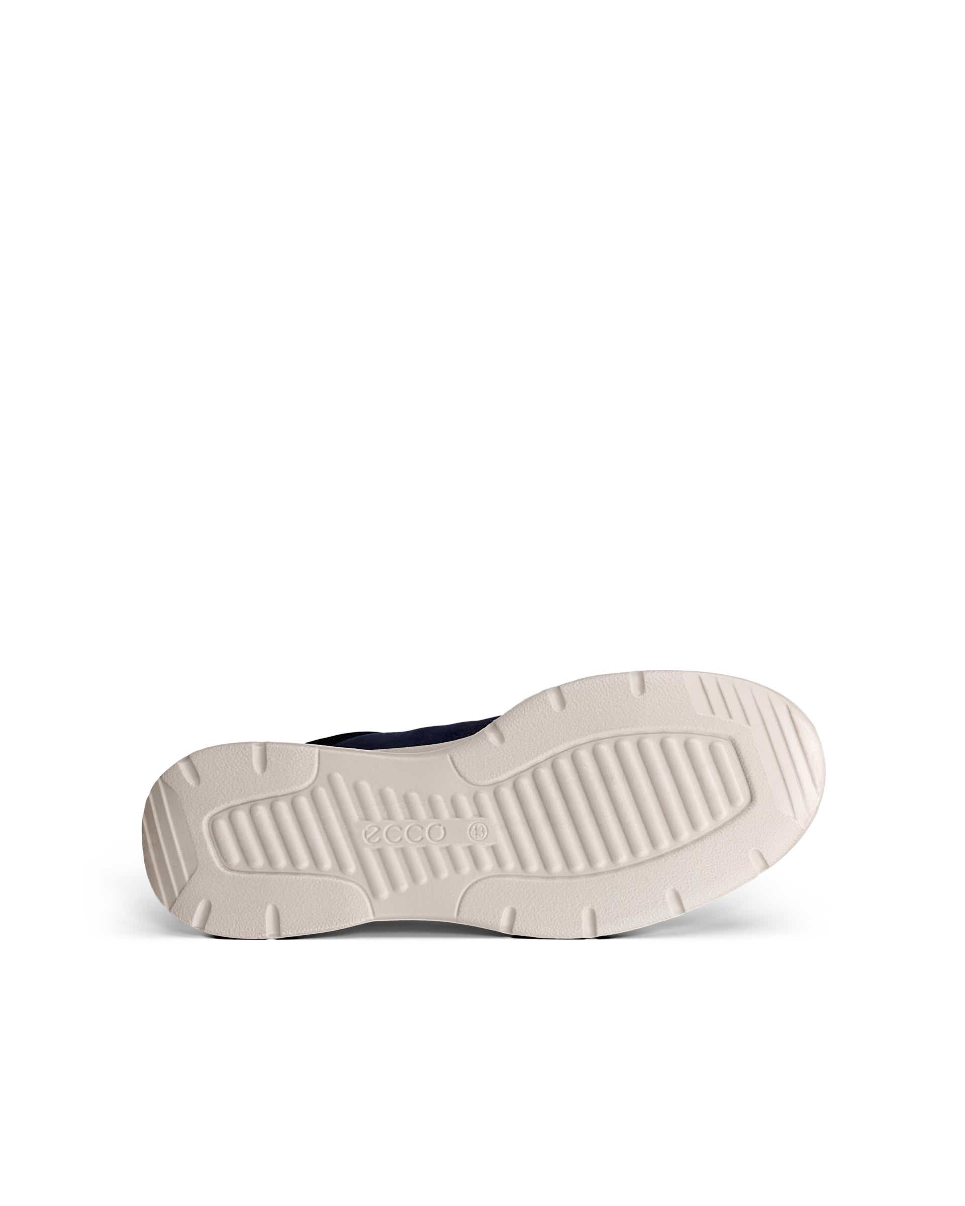 ECCO® Irving chaussures en nubuck pour homme - Bleu - Sole
