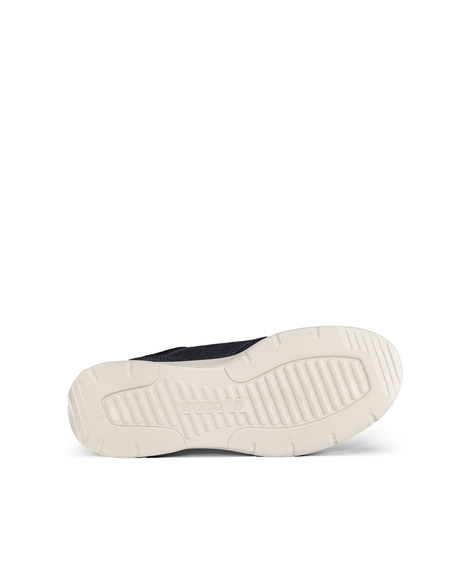 Męskie sznurowane buty z nubuku ECCO® IRVING - Niebieski - Outside