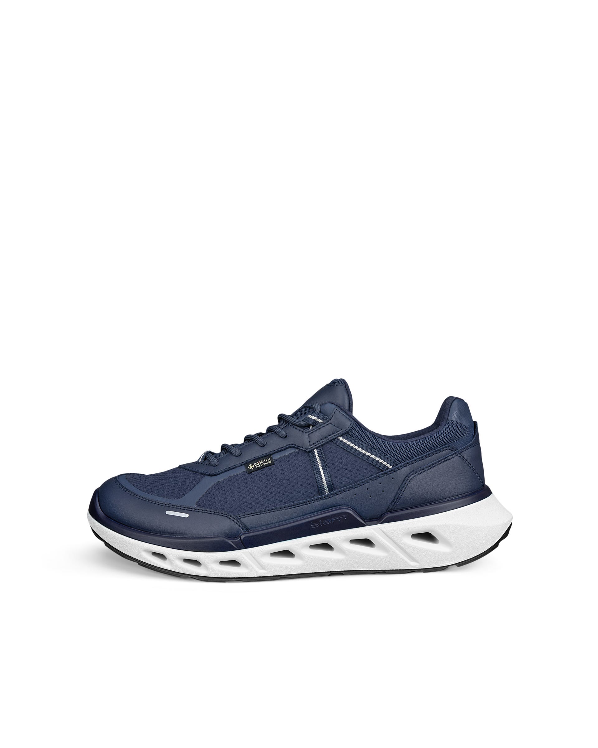 Men's ECCO® Biom 720 Leather Gore-Tex Sneaker - Blue - Outside