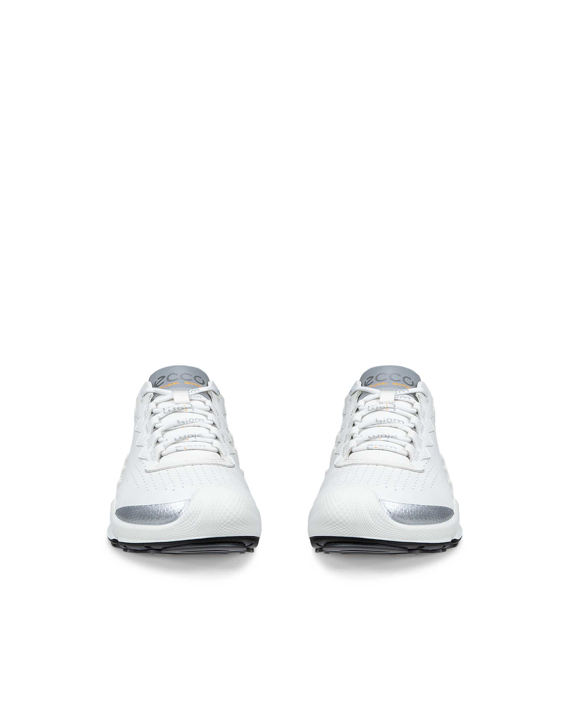 Women's ECCO® Biom Aex Leather Sneaker - White - Front pair