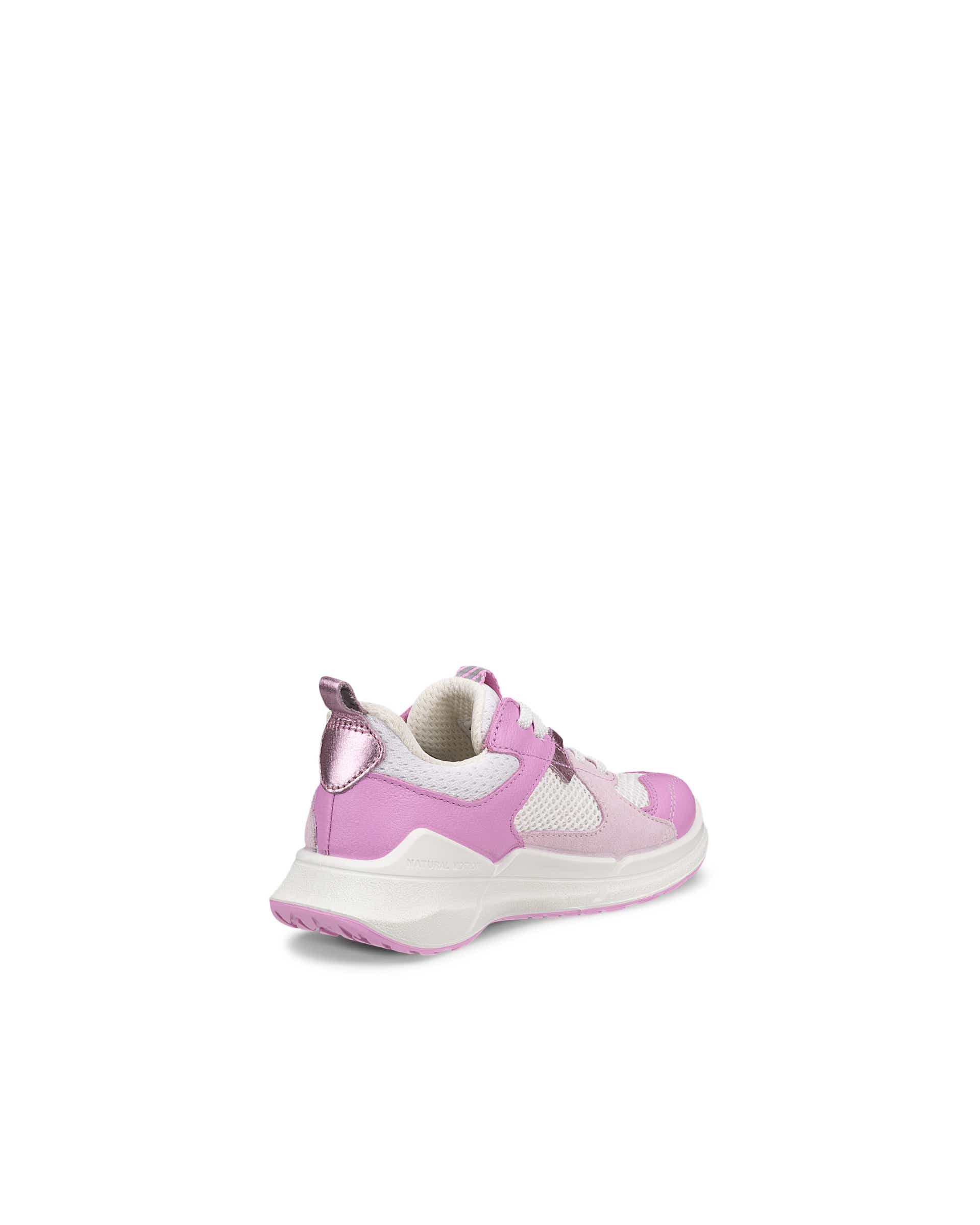 ECCO® BIOM 2.2 Kinder Sneaker aus Leder & Textil - Rosa - Back