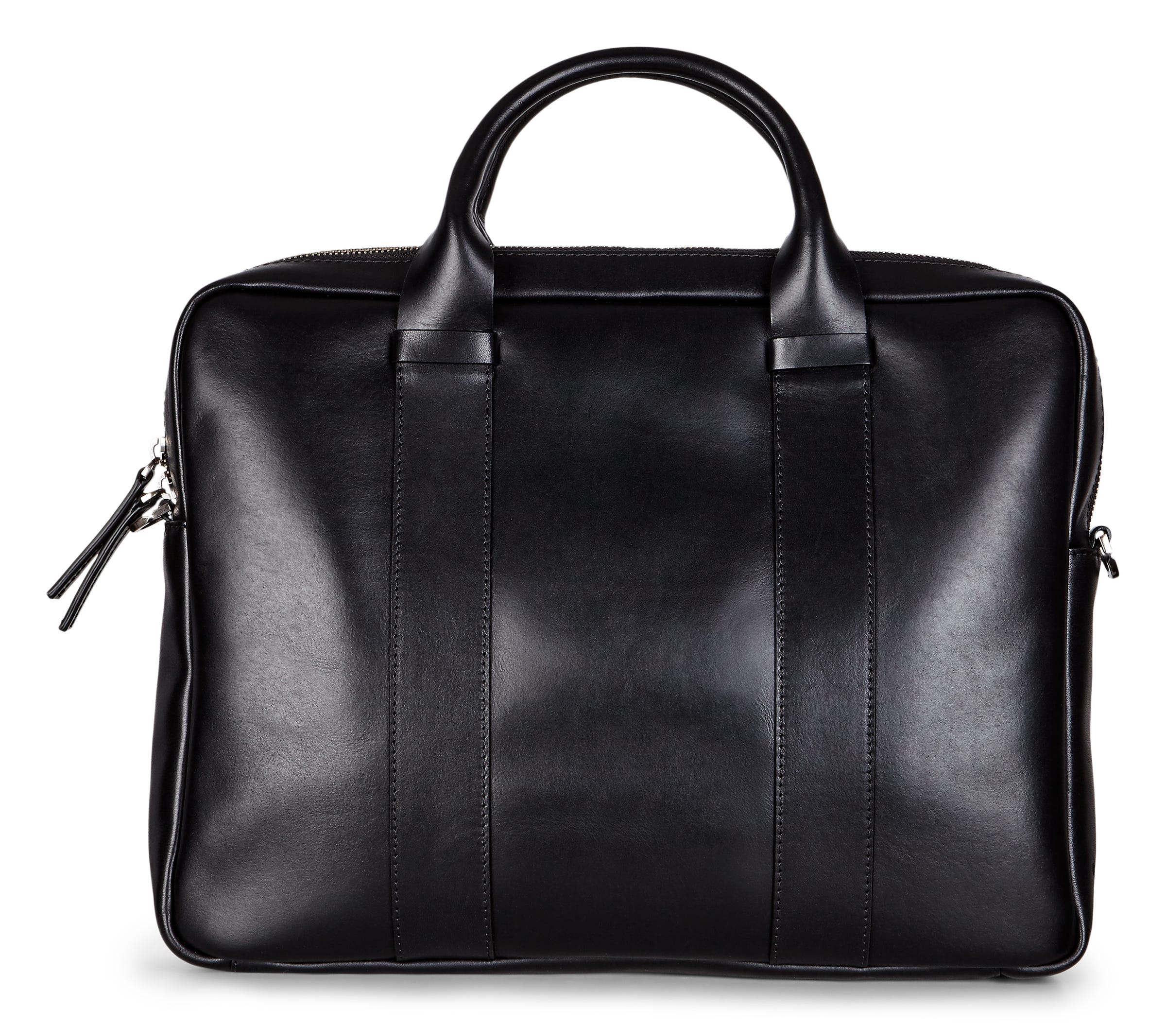 Men's ECCO® Lars Leather Laptop Bag - Black - Back