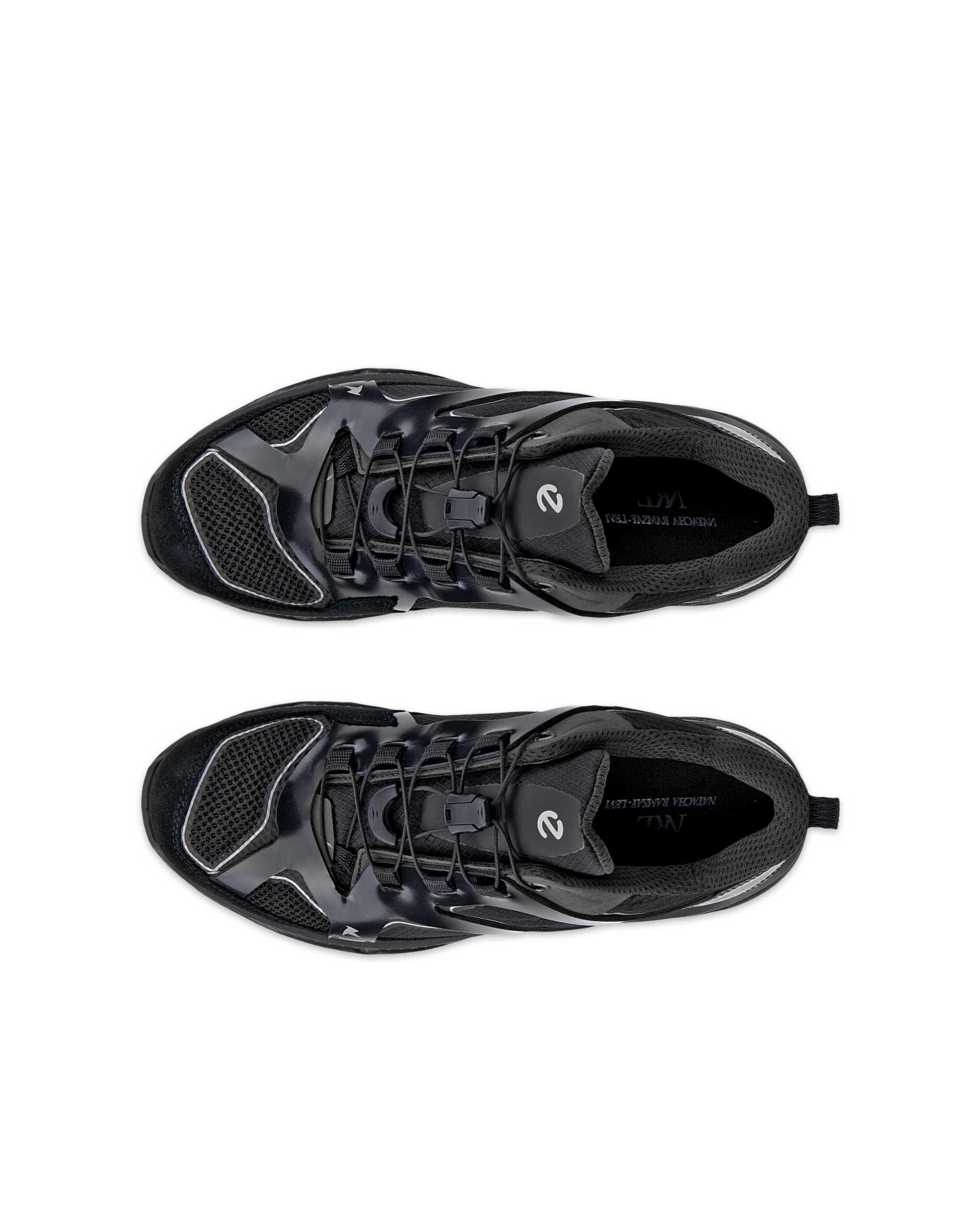 ECCO Receptor XP Women ウィメンズ レザーシューズ - ブラック - Top left pair