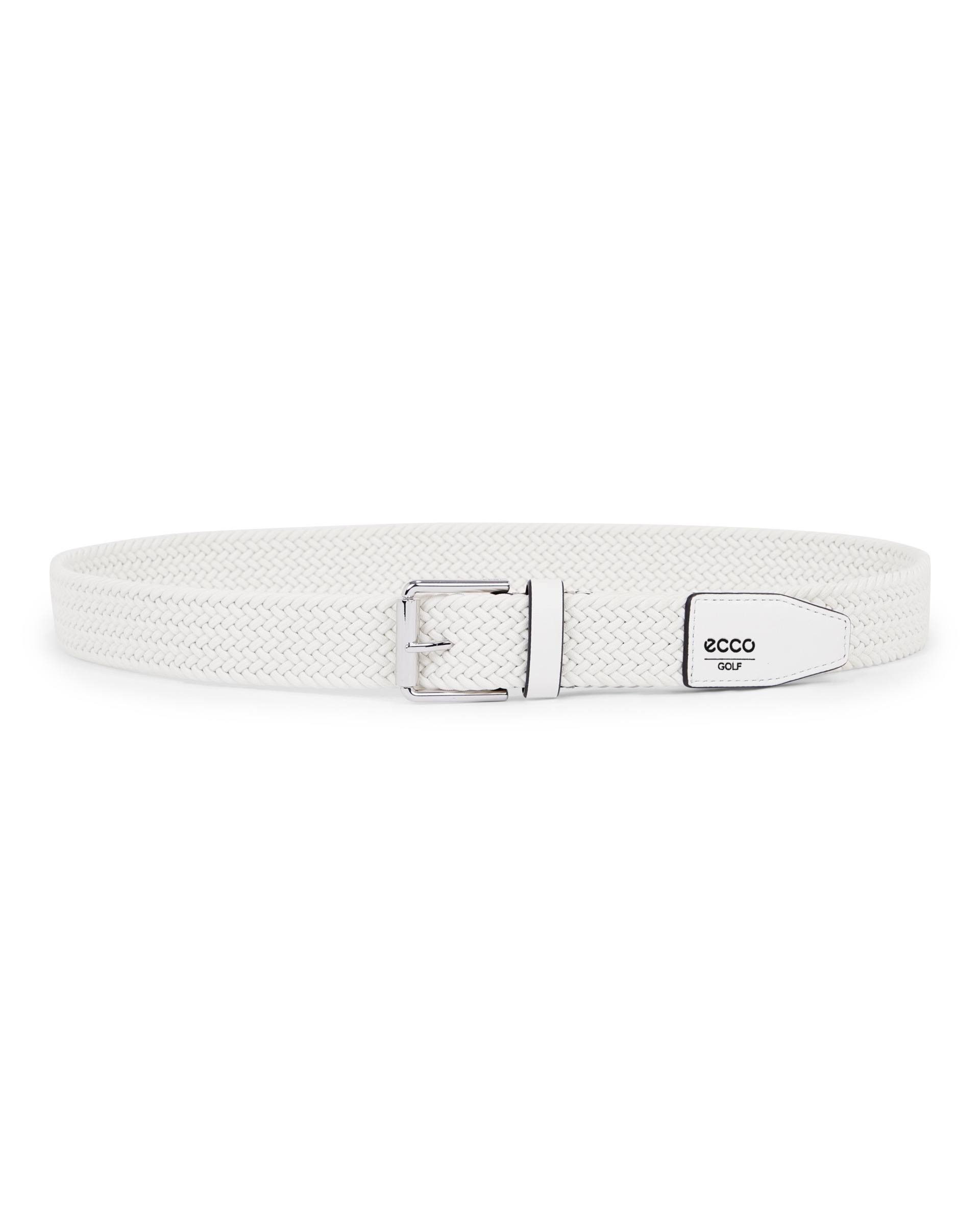 ECCO Belts Golf Braided メンズ テキスタイルベルト - ホワイト - Main