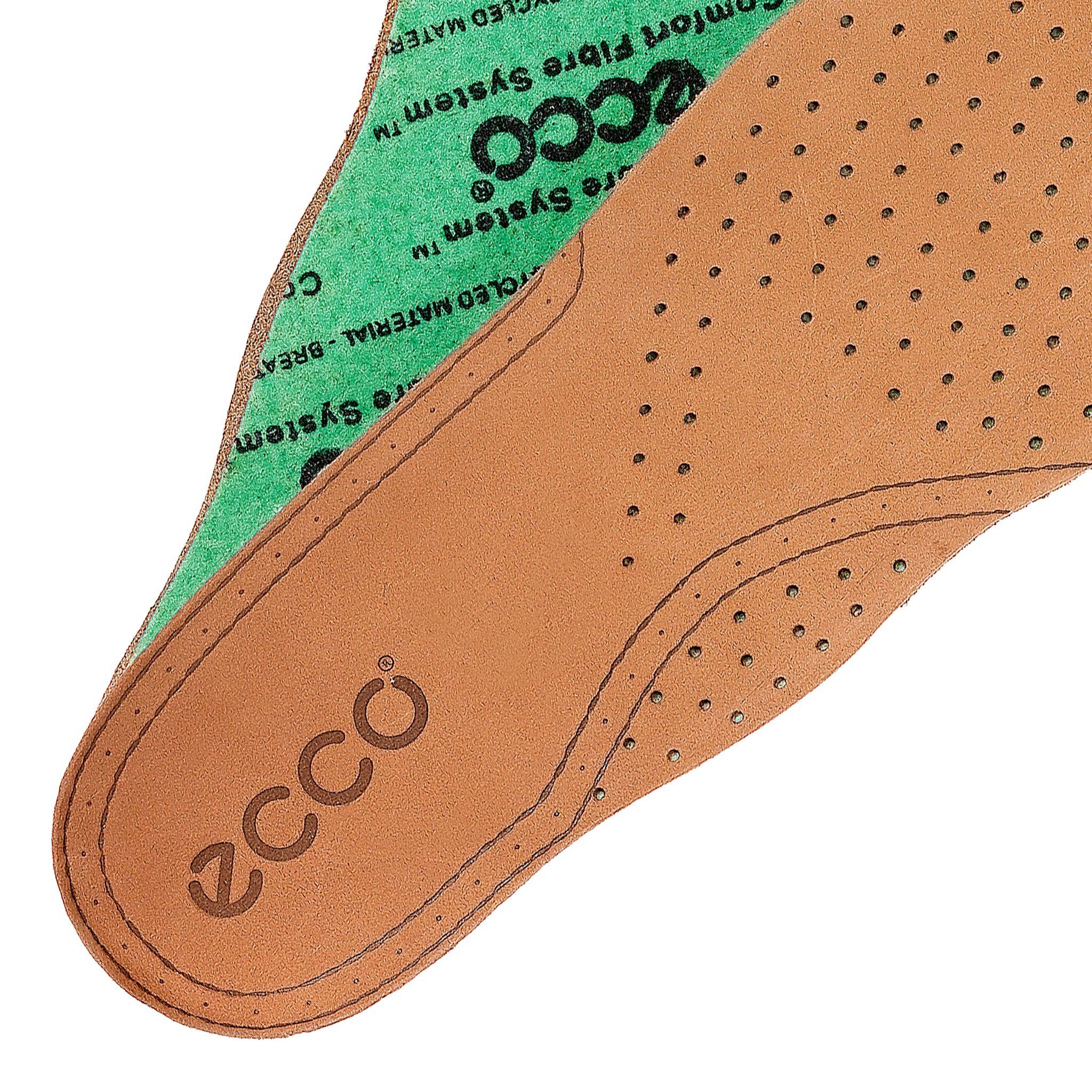 Men's ECCO® Leather Inlay Sole - Brown - Detail-2