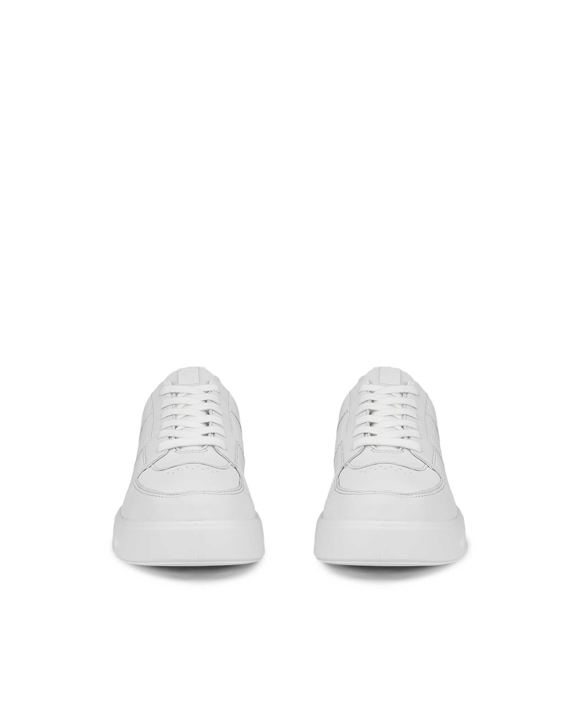 ECCO® Street 720 baskets en cuir Gore-Tex pour femme - Blanc - Front pair