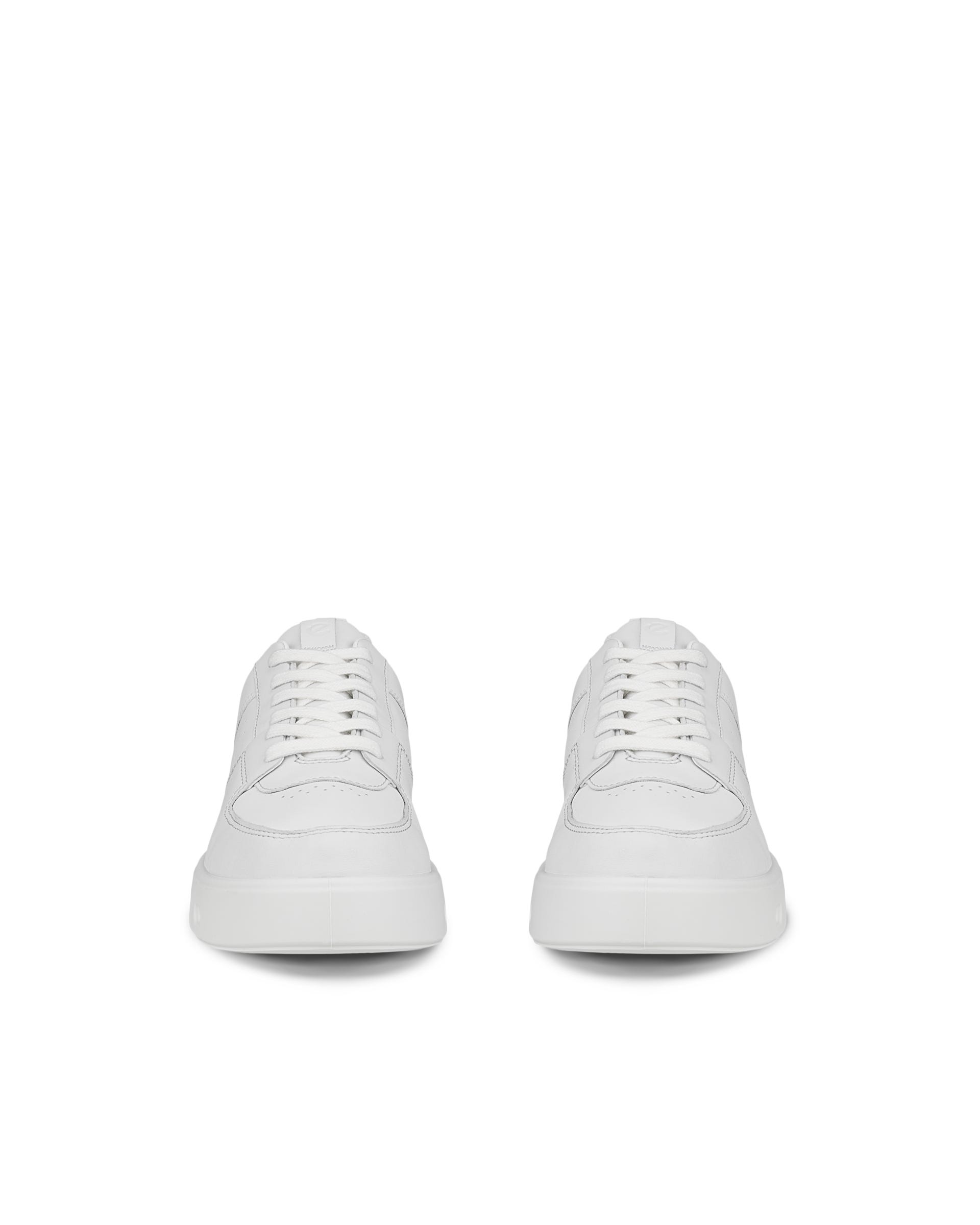 ECCO® Street 720 baskets en cuir Gore-Tex pour femme - Blanc - Front pair
