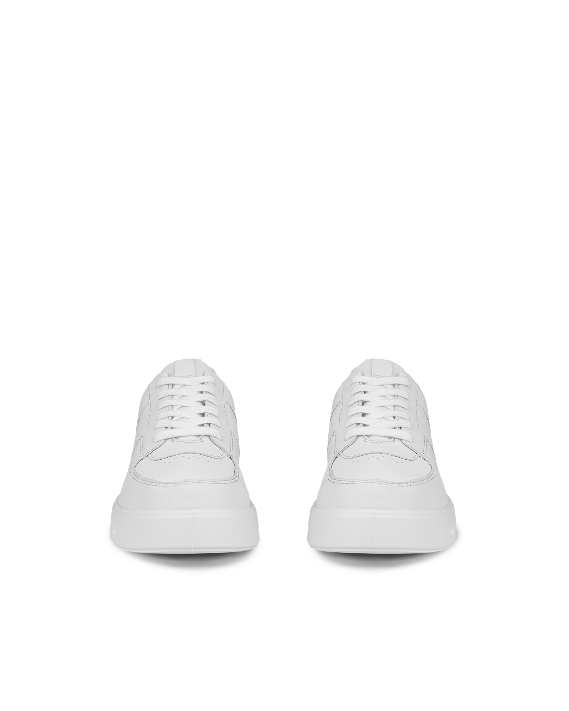 ECCO® Street 720 baskets en cuir Gore-Tex pour femme - Blanc - Front pair