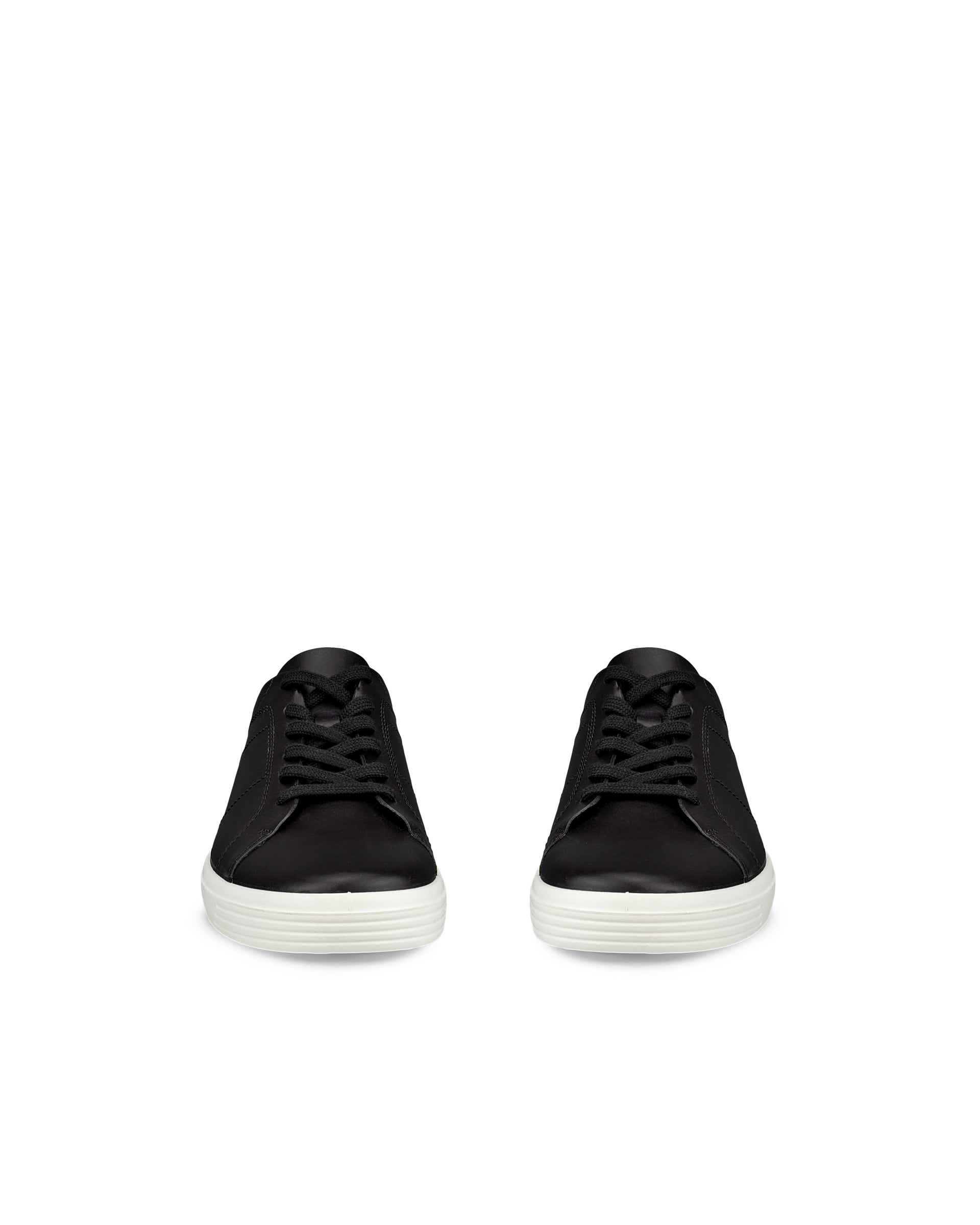 Zapatillas de piel ECCO® CLASSIC SNEAKER para hombre - Negro - Front pair