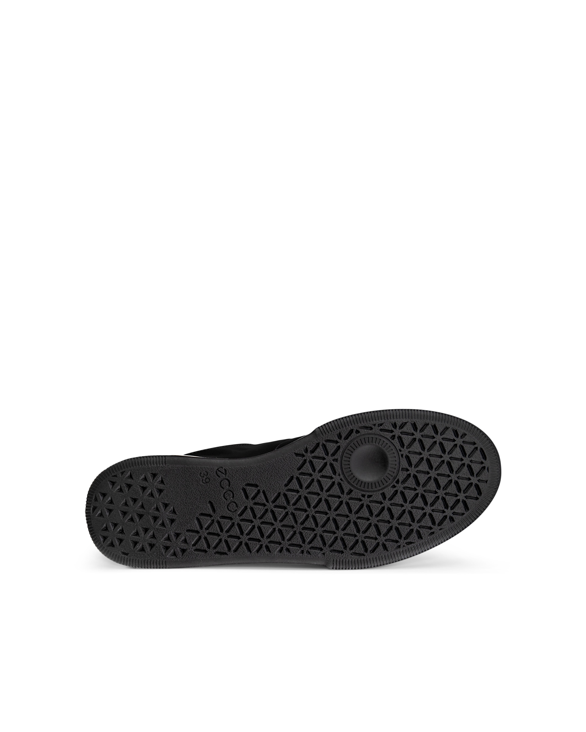ECCO® STREET COURT baskets en cuir pour femme - Noir - Sole