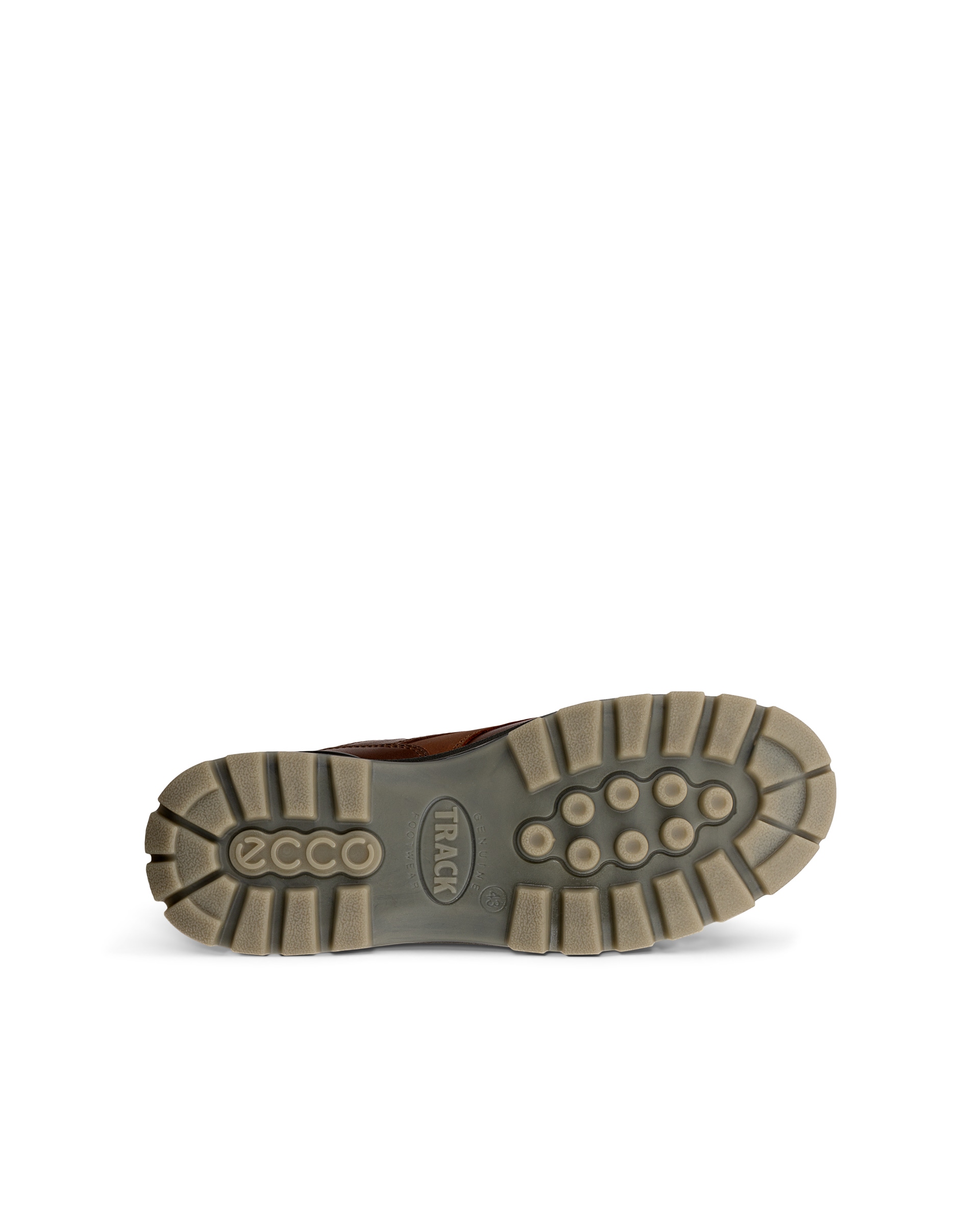 ECCO® Track 25 Heren leren Gore-Tex sneaker - Bruin - Sole