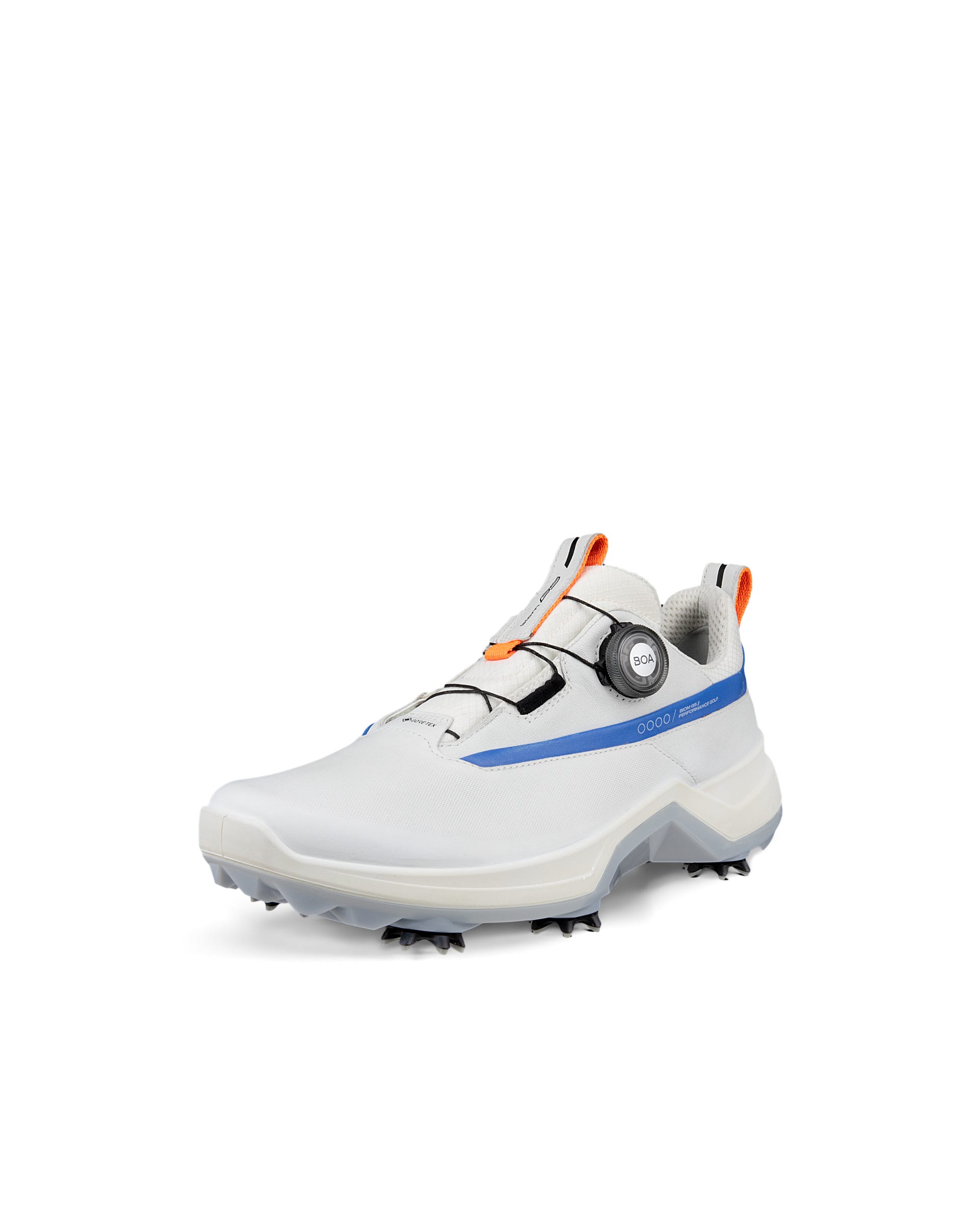 ECCO Golf BIOM G5 メンズ レザーGore-Texゴルフスパイク - ホワイト - Main
