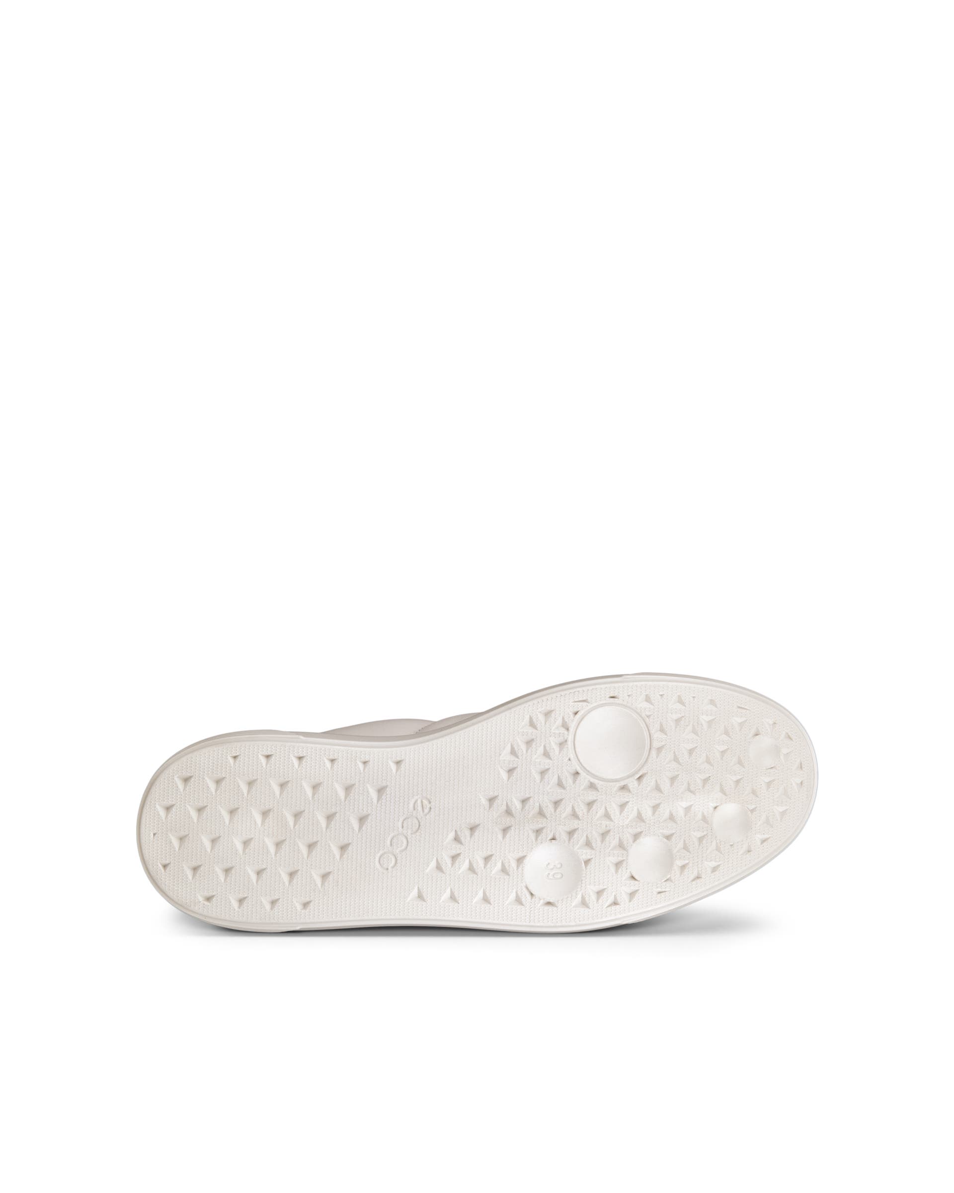 Women's ECCO® Street Platform Leather Platform Sneaker - Grey - Sole