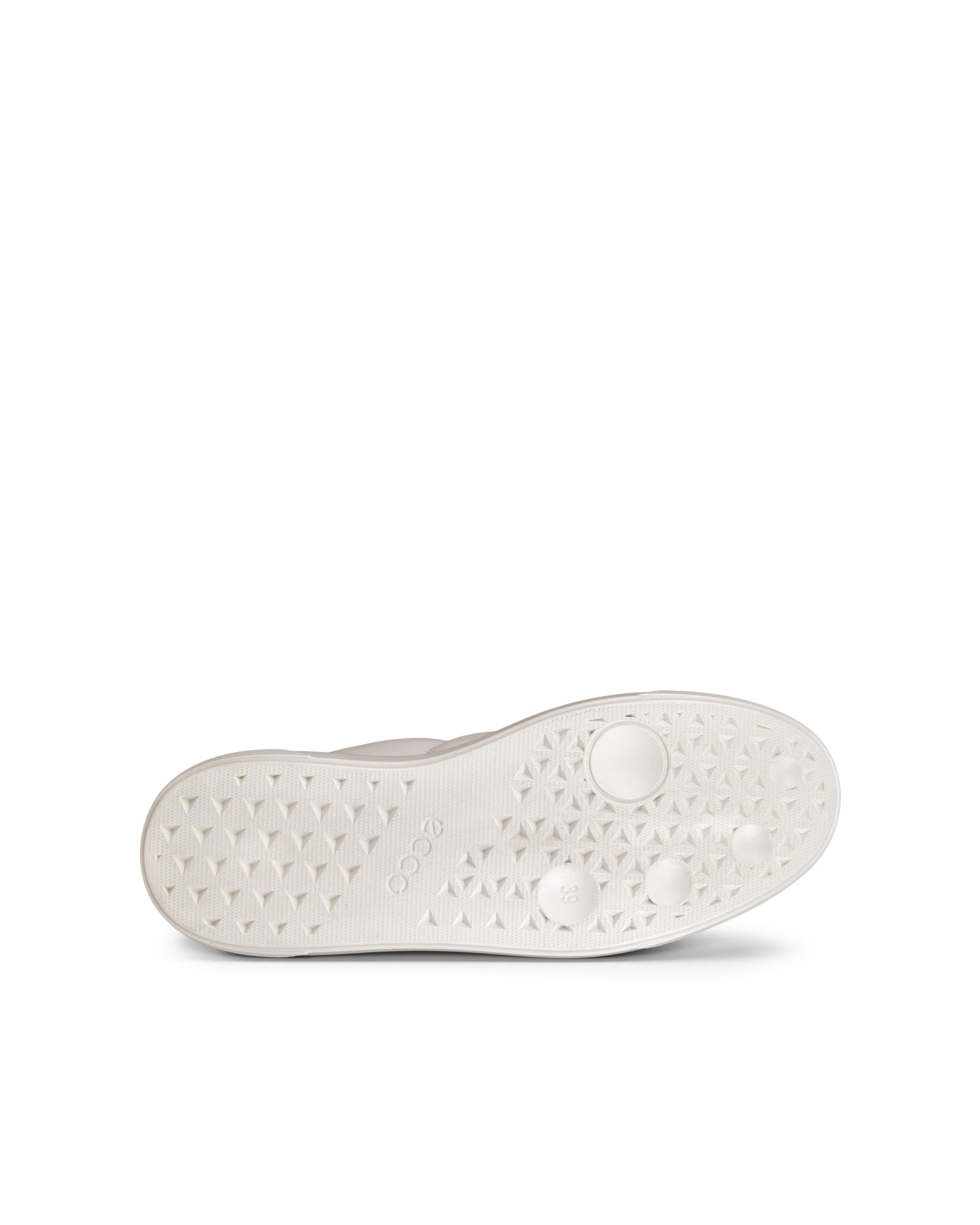 Women's ECCO® Street Platform Leather Platform Sneaker - Grey - Sole