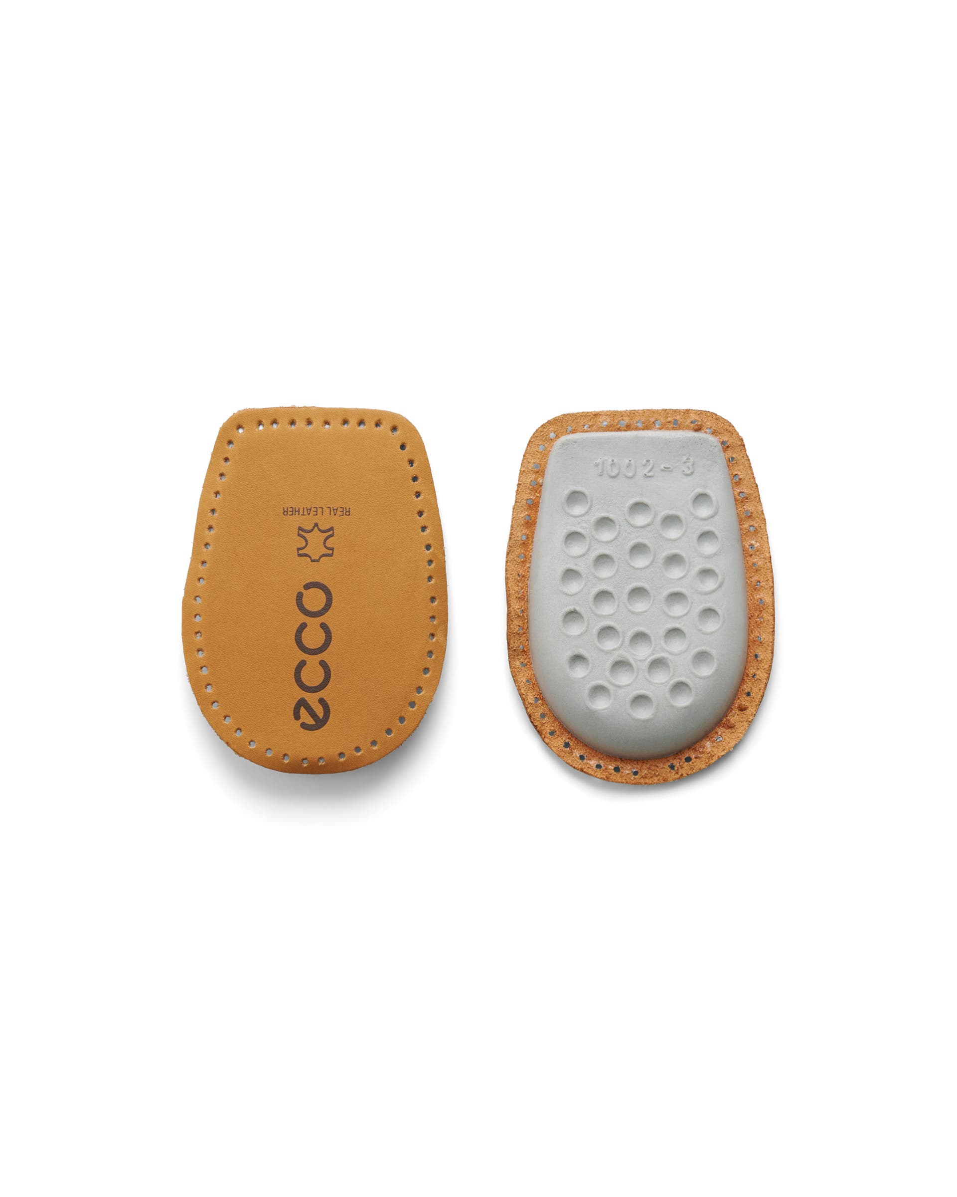 ECCO® semelle intérieure en cuir unisex - Brun - Detail-1