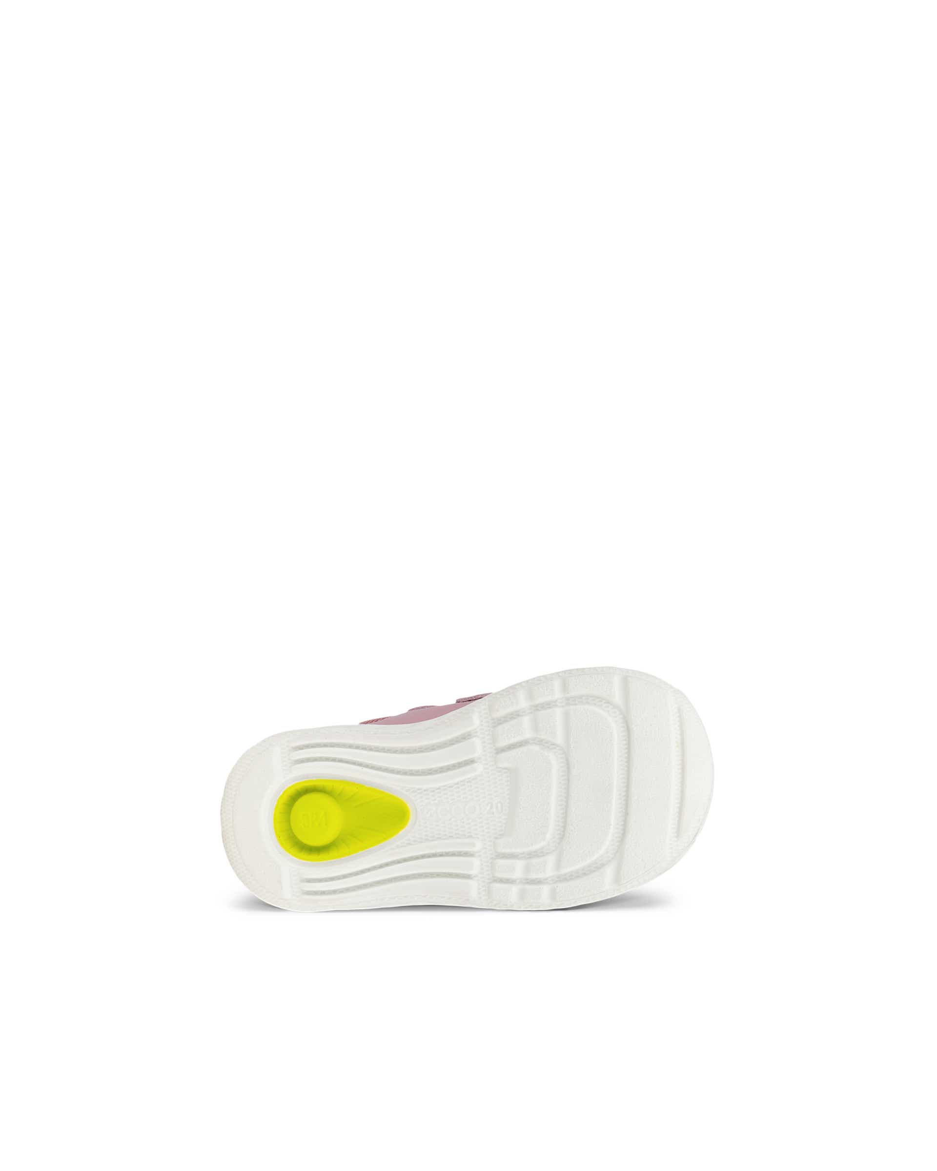 ECCO® SP.1 Lite baskets en cuir Gore-Tex à scratch pour enfant - Rose - Sole