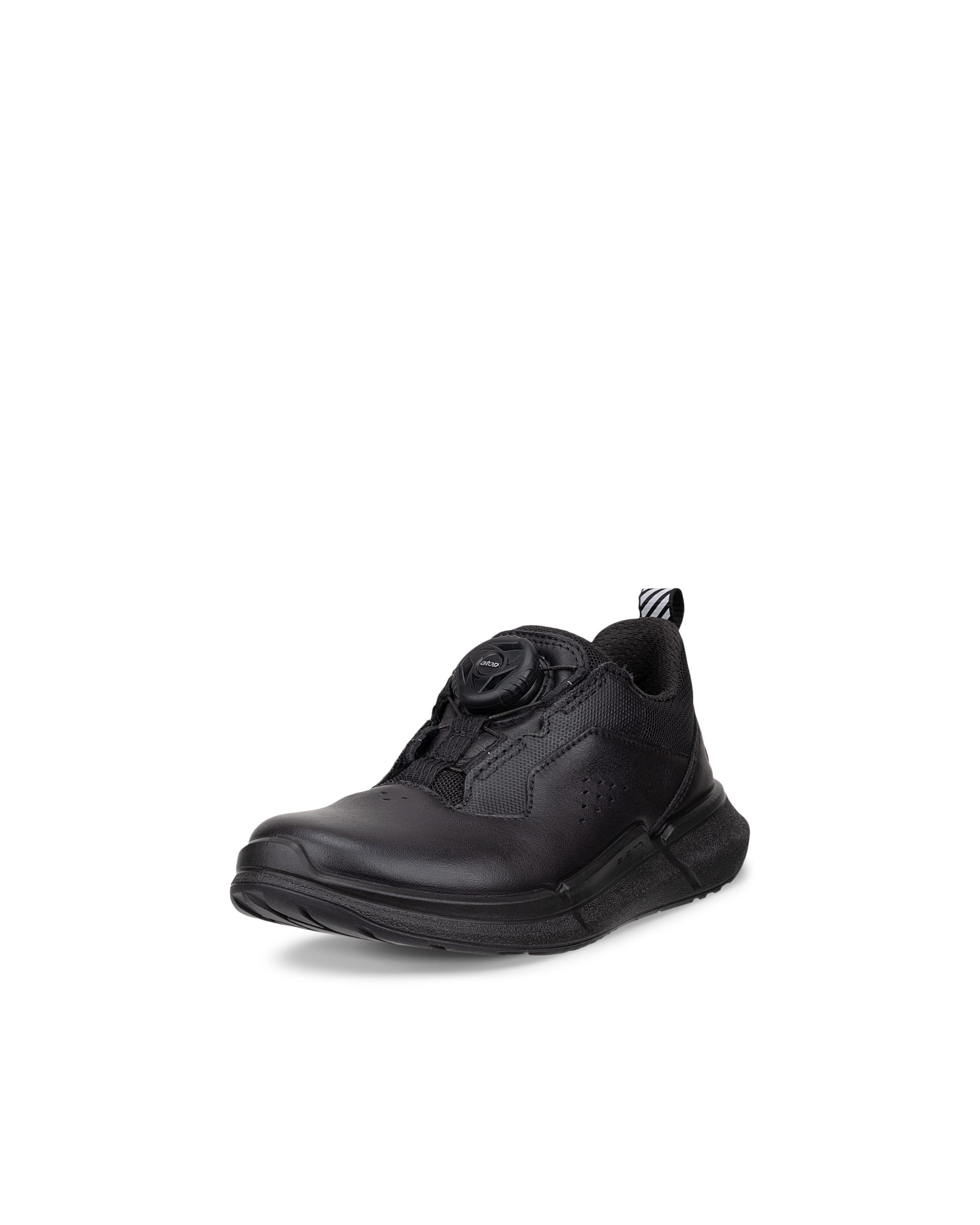 ECCO® BIOM 2.2 K ādas ikdienas apavi bērniem - Melns - Outside