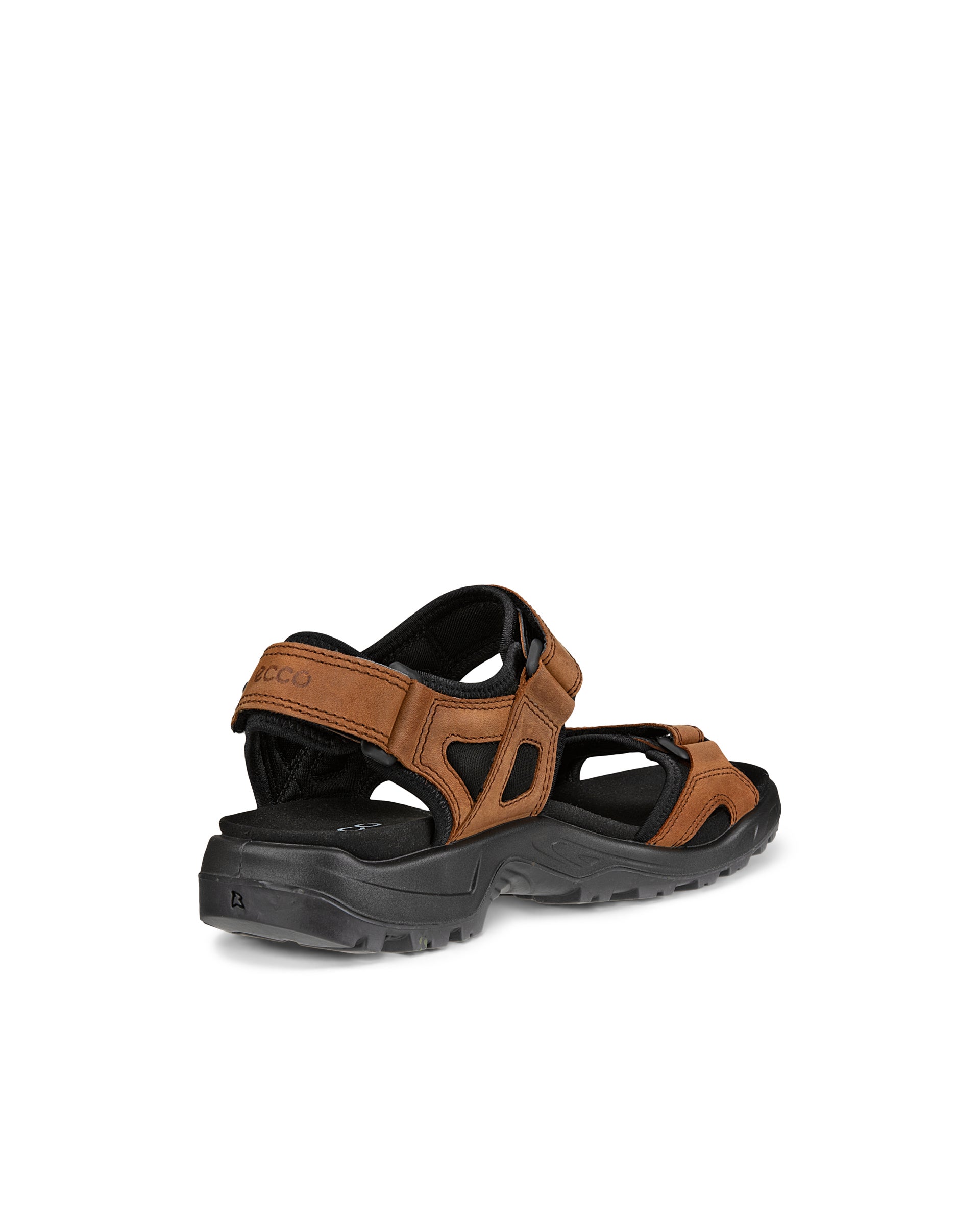ECCO Offroad メンズ ヌバックハイキングサンダル - ブラウン - Back