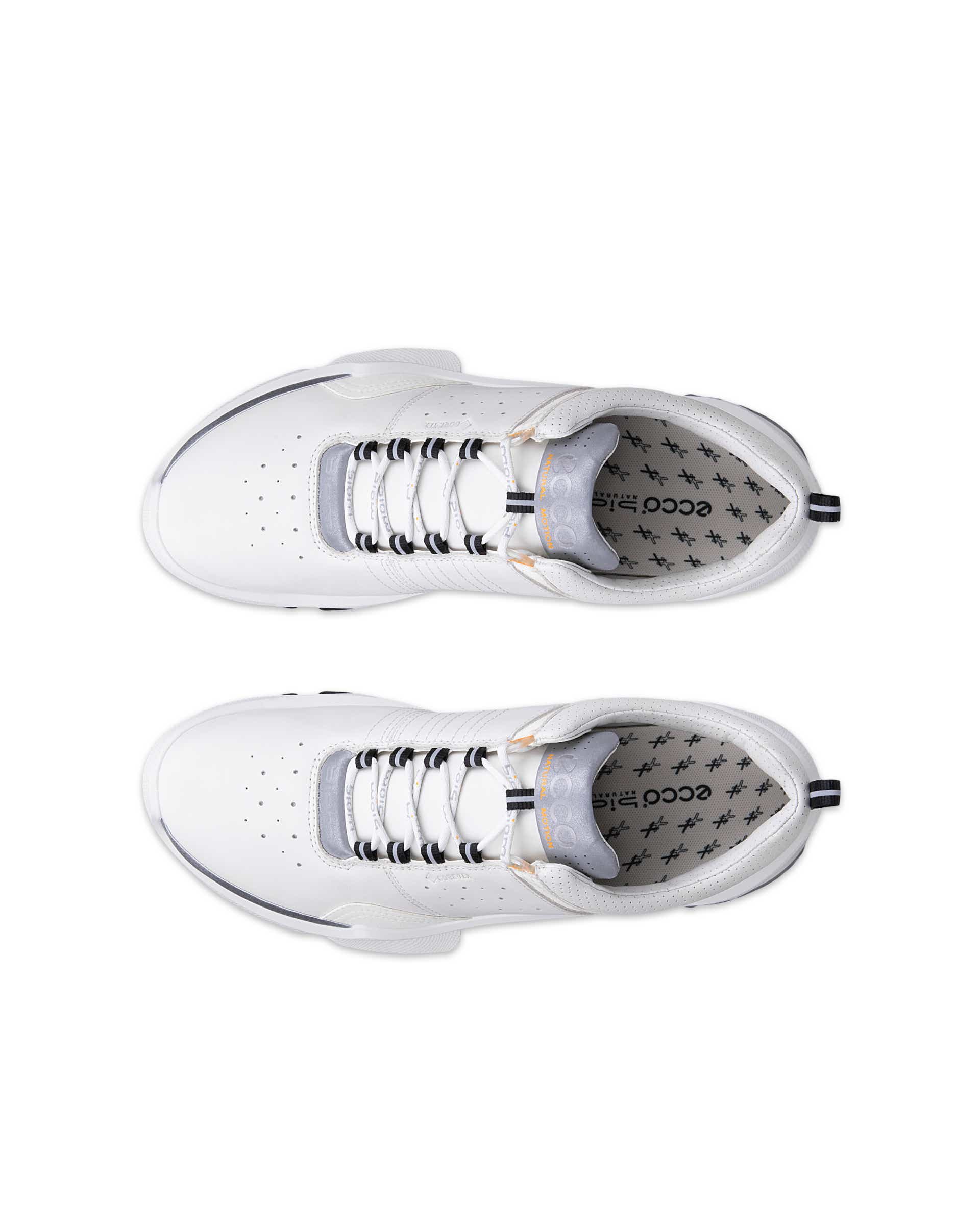 ECCO® BIOM C2-TRAIL Herren Outdoor-Schuhe aus Leder mit Gore-Tex - Weiß - Top left pair