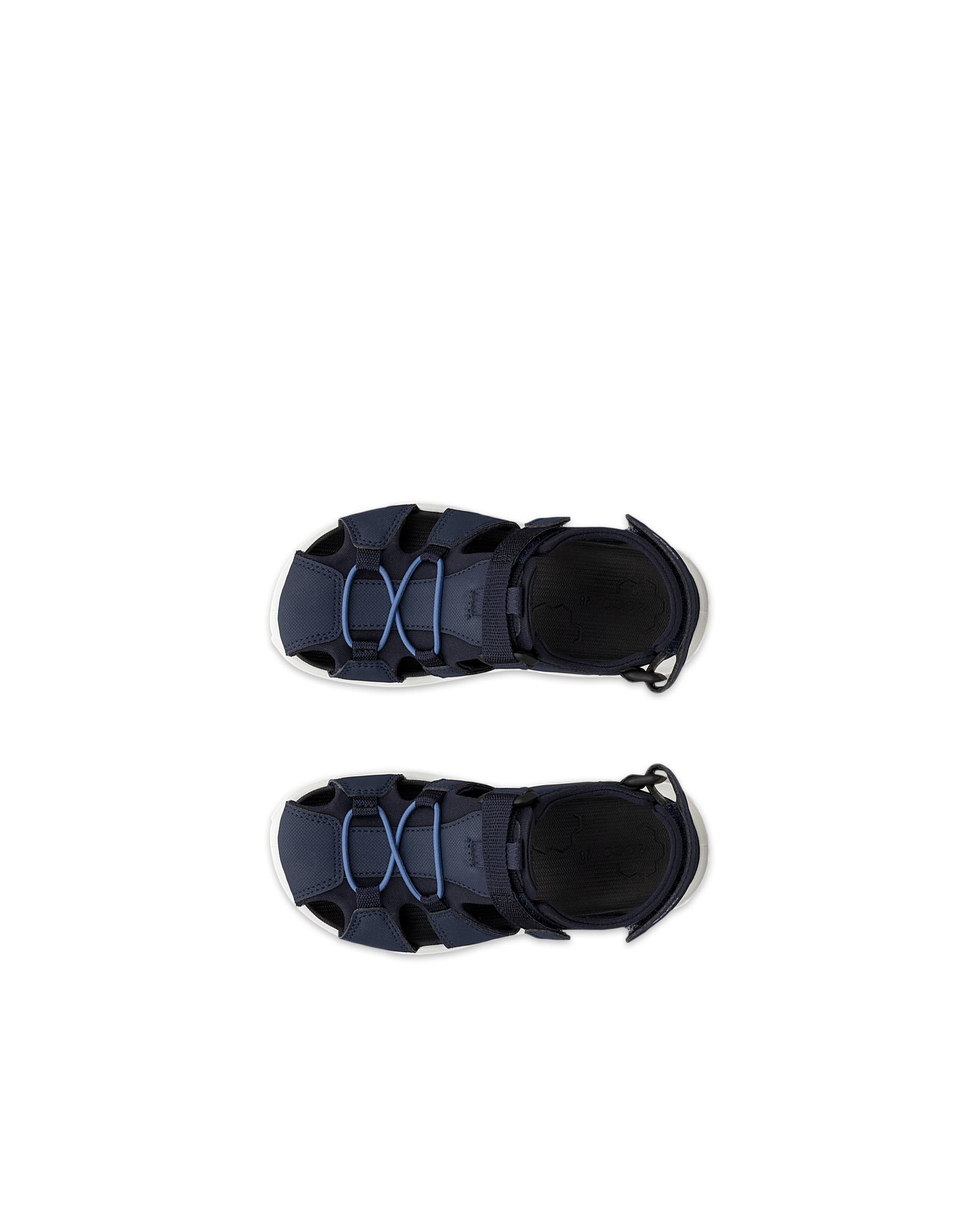 ECCO® X-TRINSIC Kinder Fischersandale - Blau - Top left pair