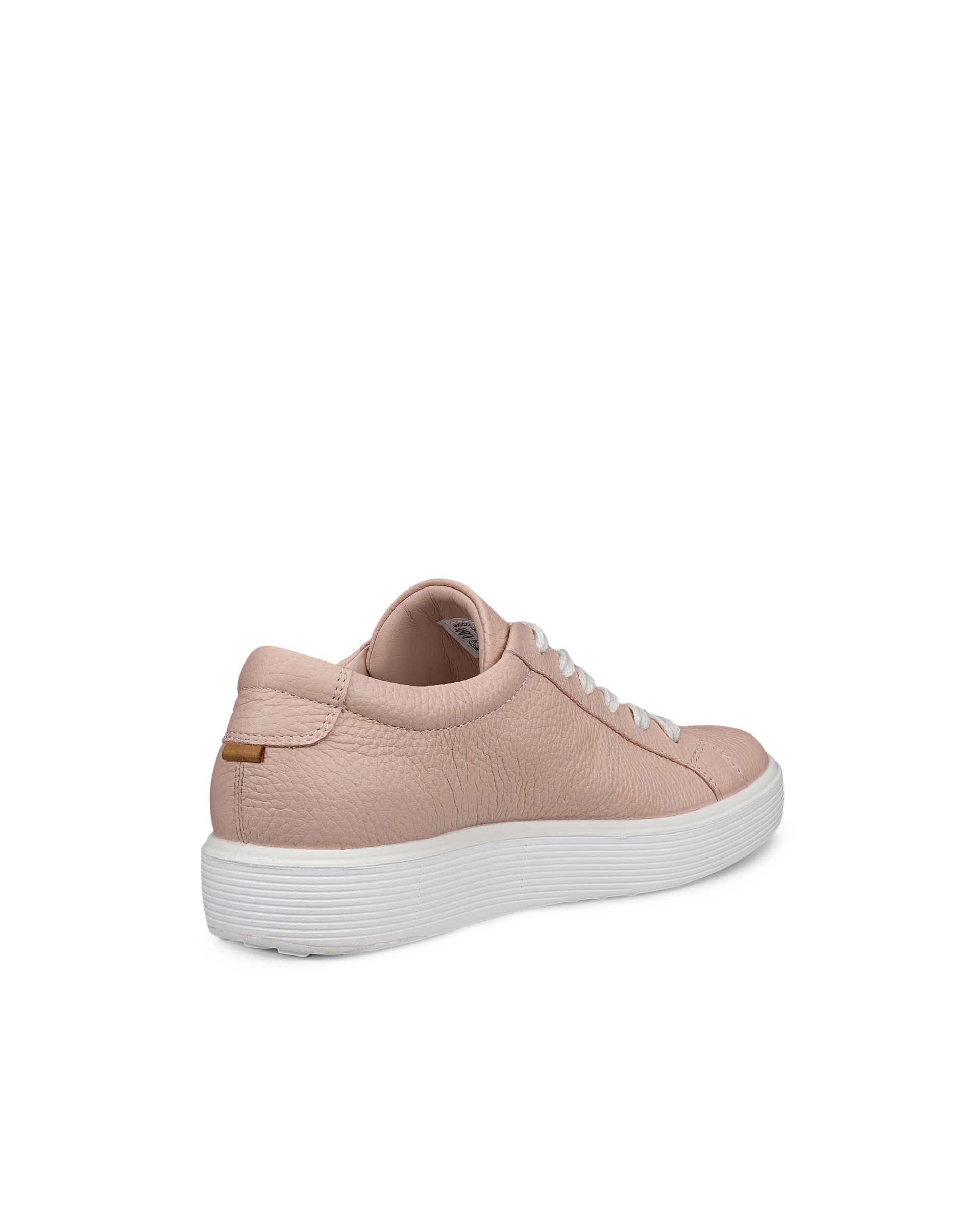 ECCO® SOFT 60 Damen Ledersneaker - Rosa - Back