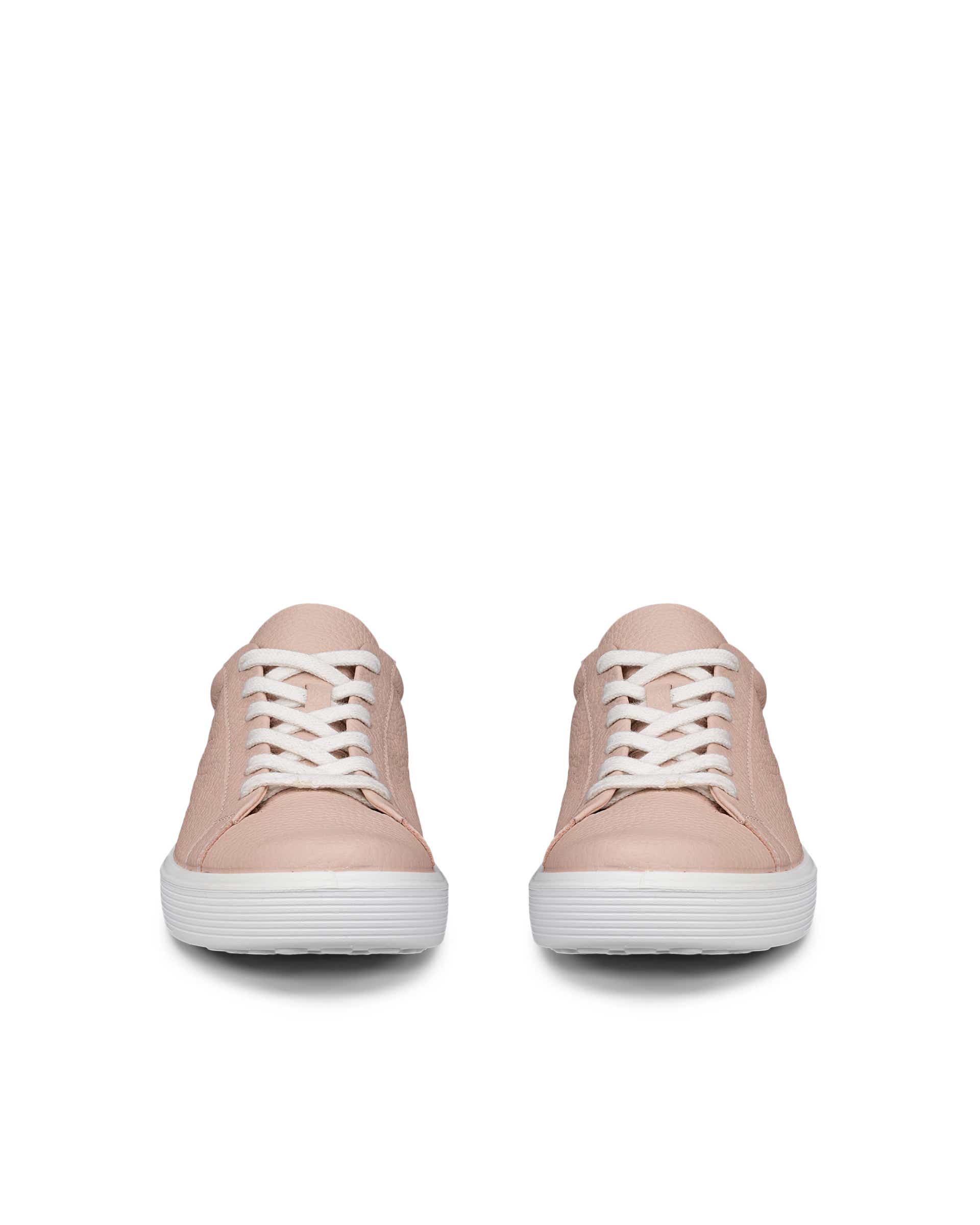 ECCO® SOFT 60 Damen Ledersneaker - Rosa - Front pair